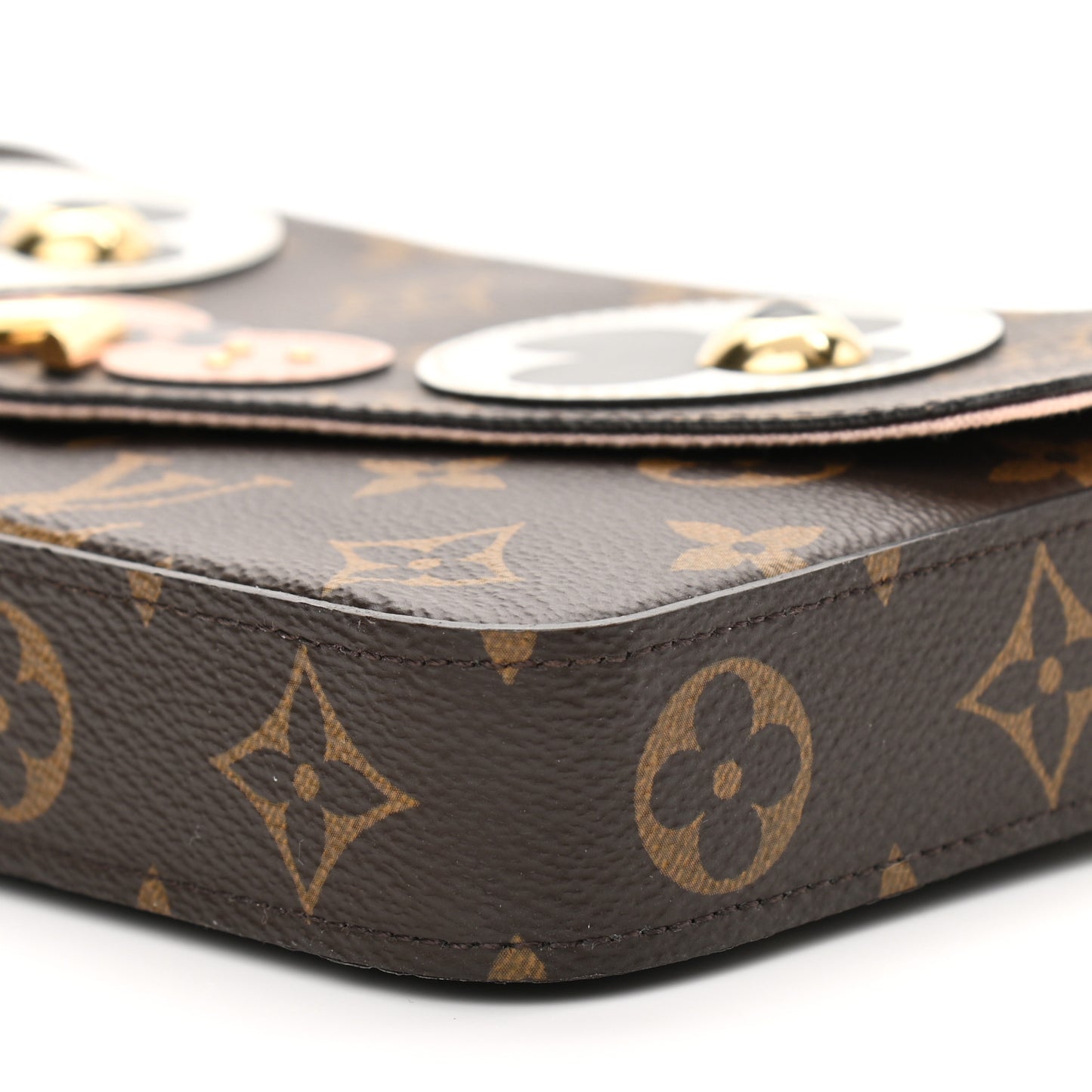 Monogram Valentine Dog Pochette Felicie Chain Wallet