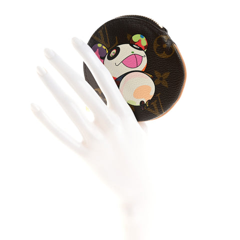 Monogram Panda Round Coin Purse