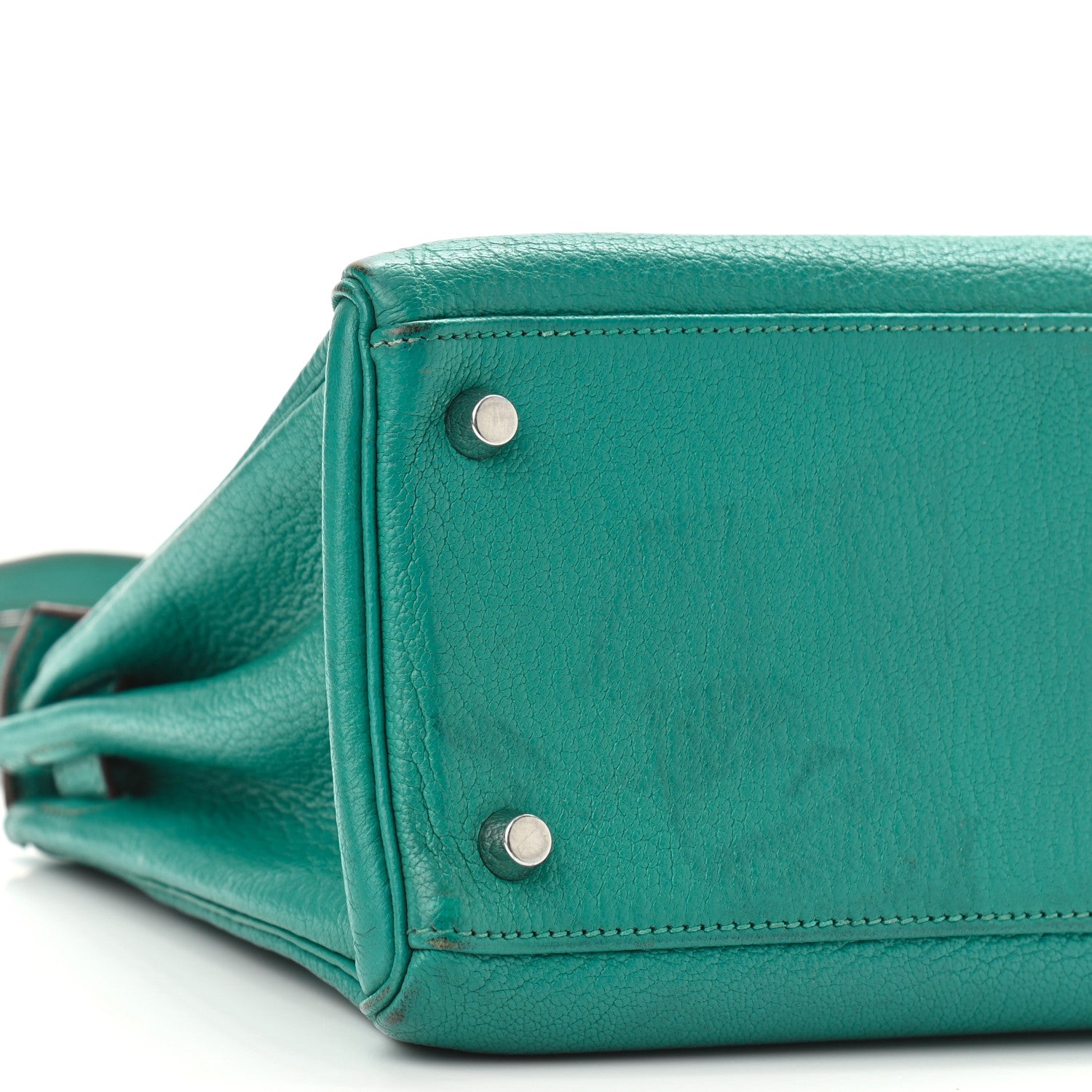 Hermes Chevre De Coromandel Kelly Retourne 28 Bleu Paon 8 of 15