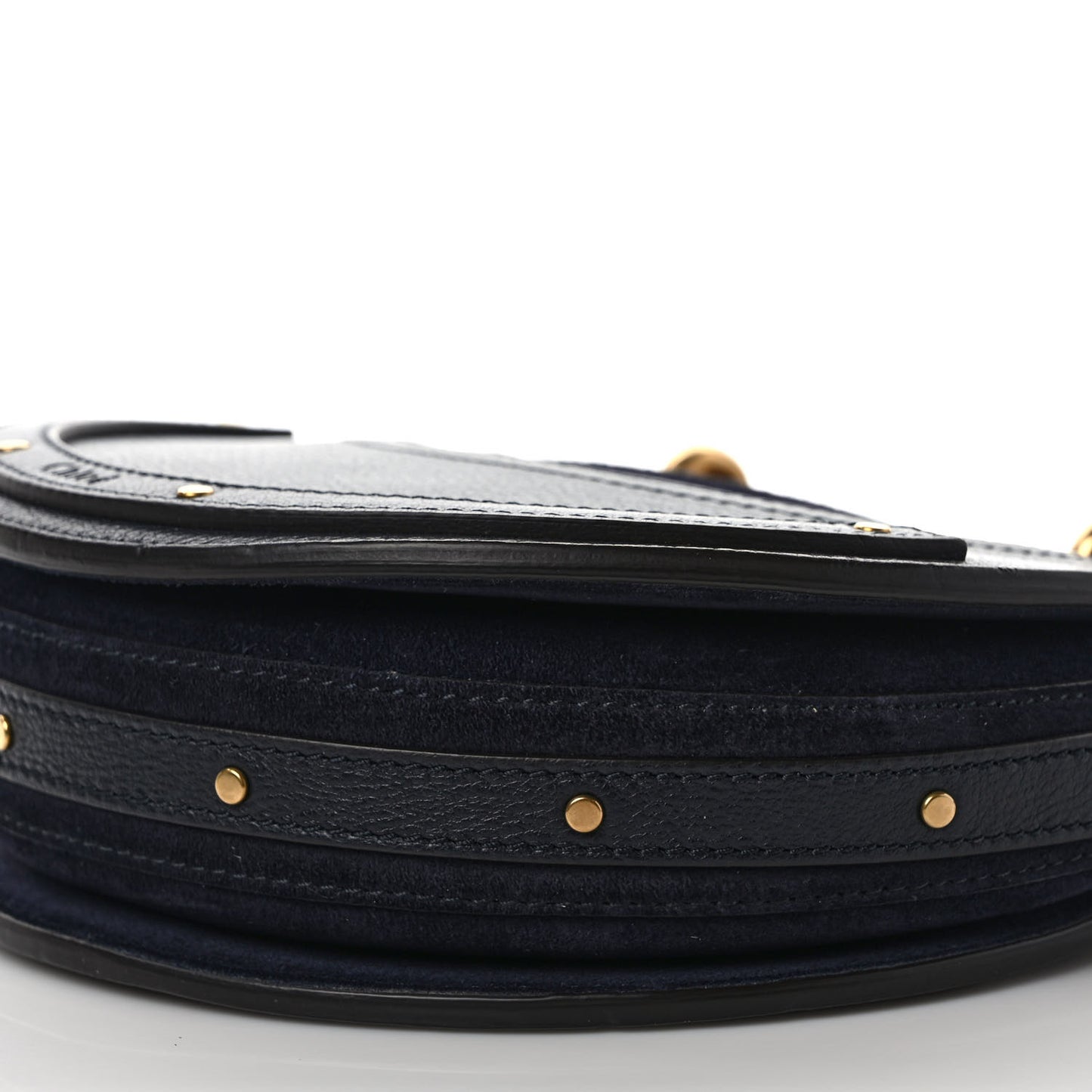 Calfskin Suede Small Pixie Bag Full Blue