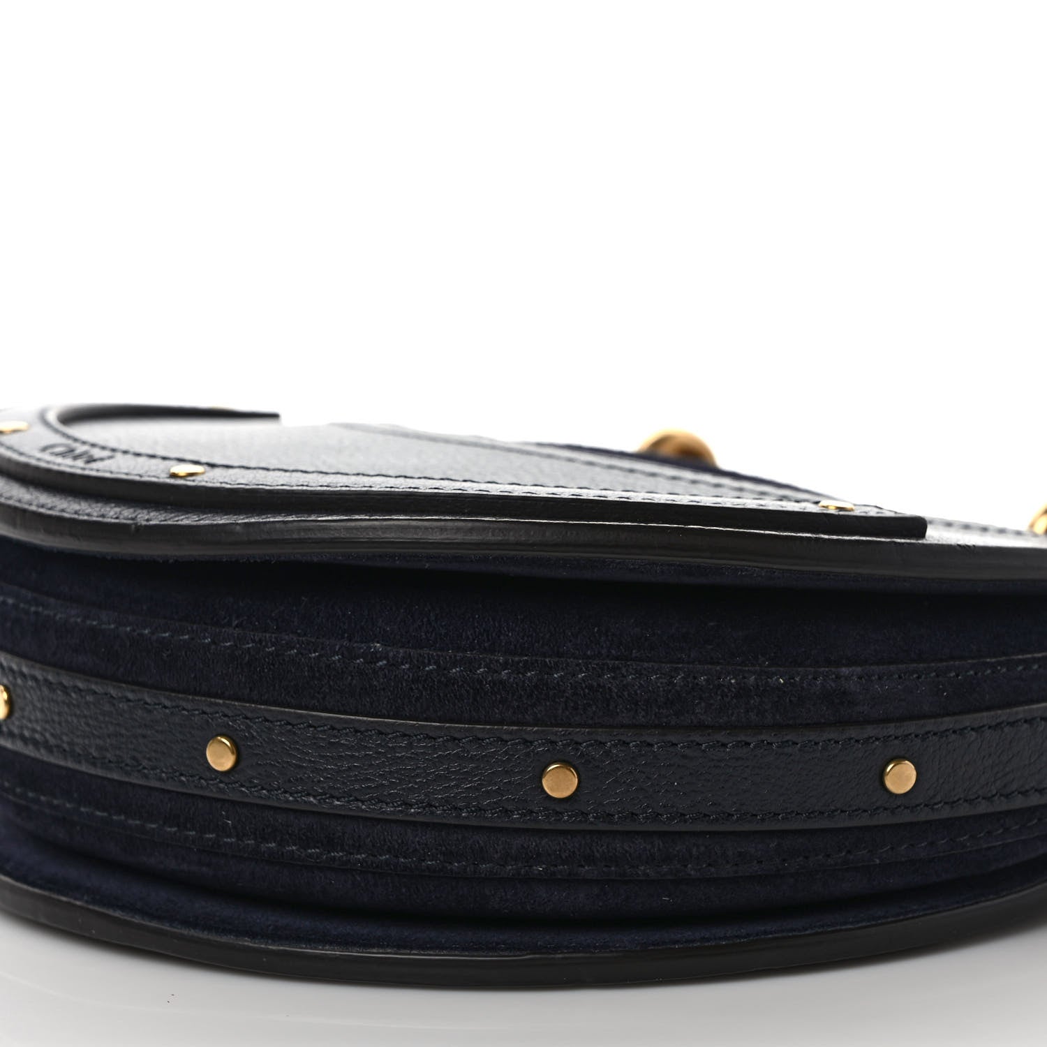 Chloe Calfskin Suede Small Pixie Bag Full Blue 9 of 9