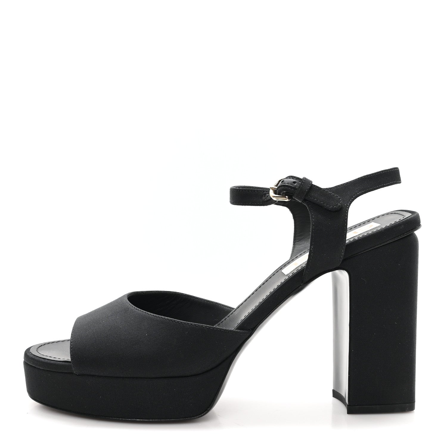 Chanel Grosgrain Platform Sandals 41 Black 1774934 – FASHIONPHILE