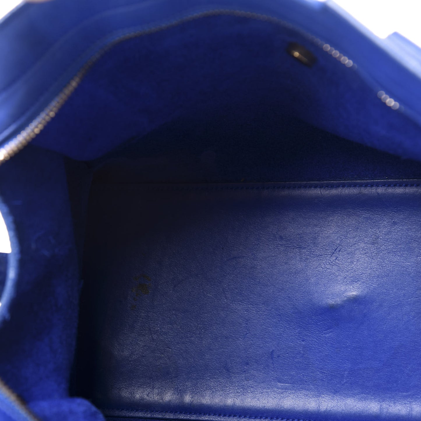 Calfskin Small Classic Y Cabas Royal Blue