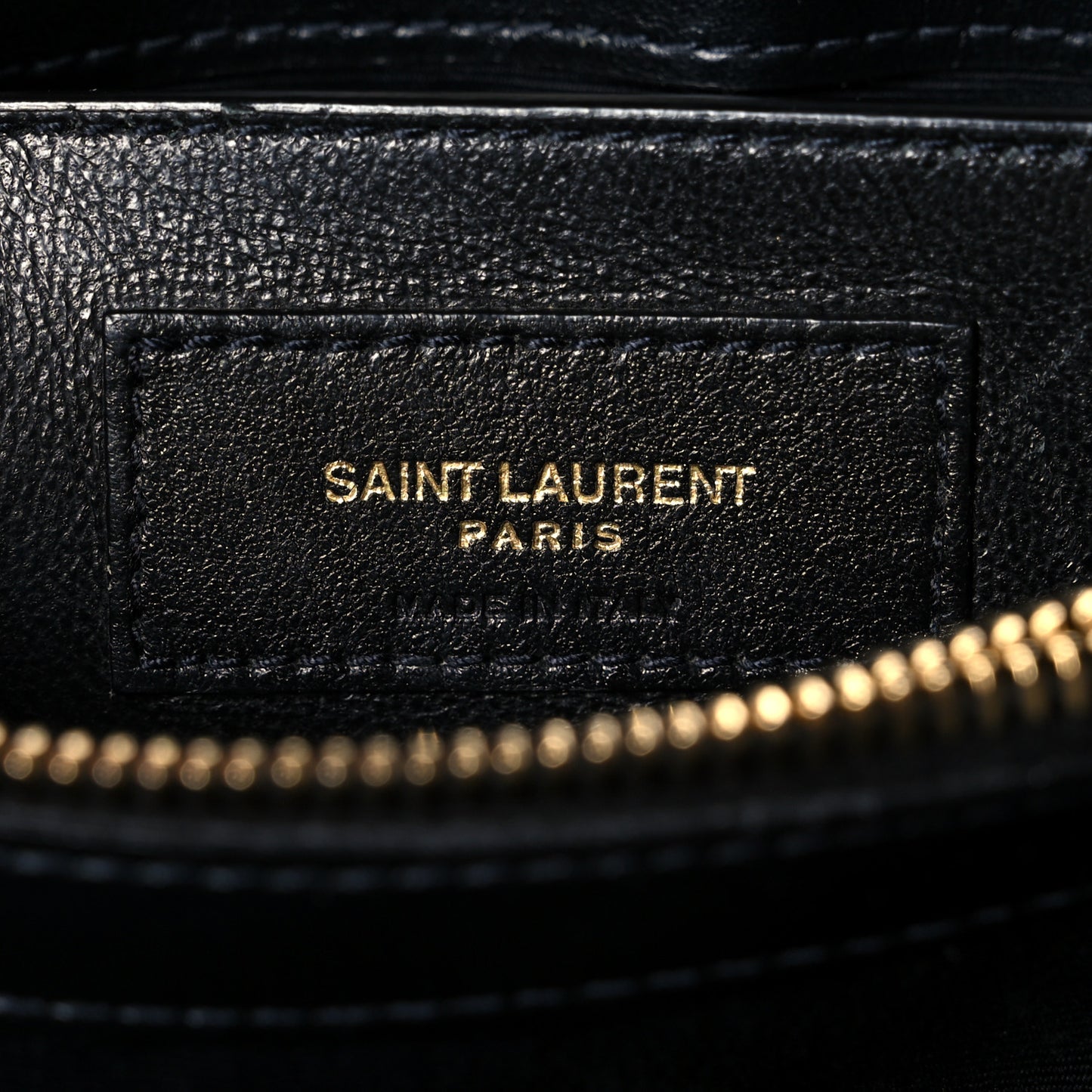Calfskin Y Quilted Monogram Small Loulou Chain Satchel Black