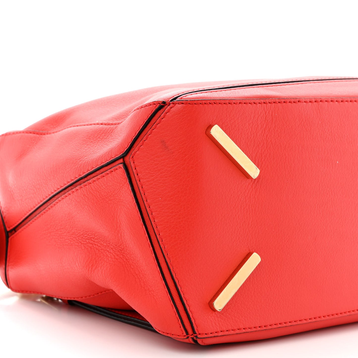 Calfskin Medium Puzzle Bag Scarlet