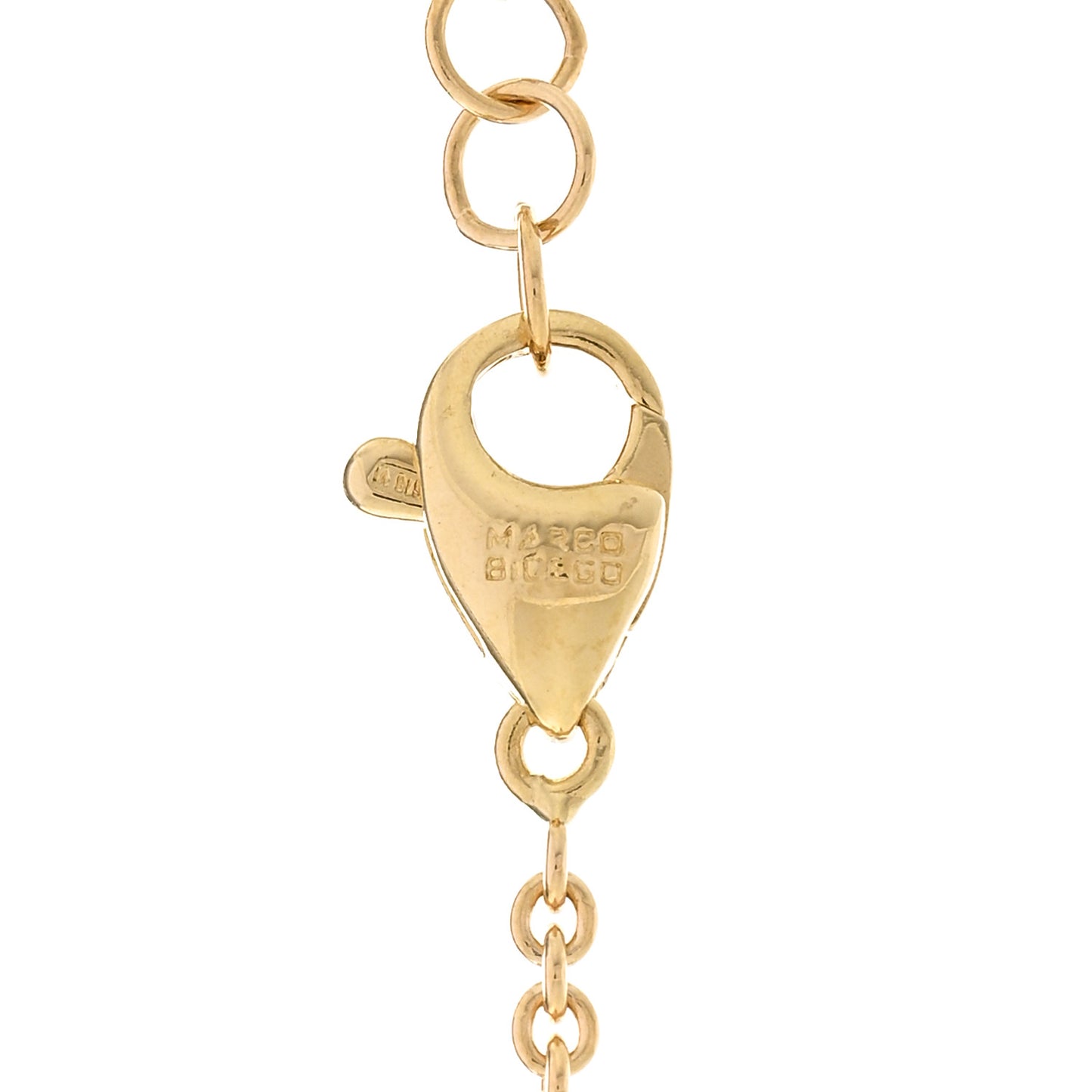 18K Yellow Gold Diamond 5 Strand Cairo Necklace