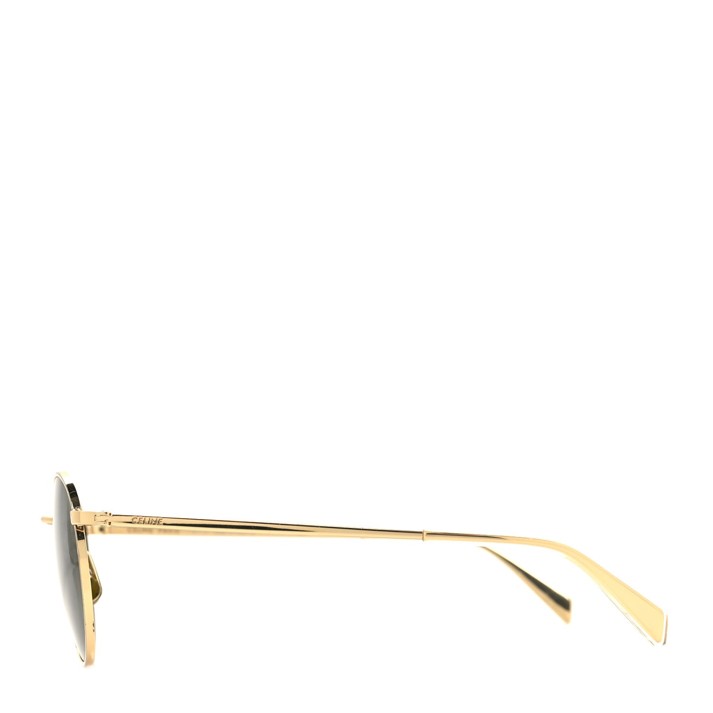 Metal Round Sunglasses CL40100U Gold