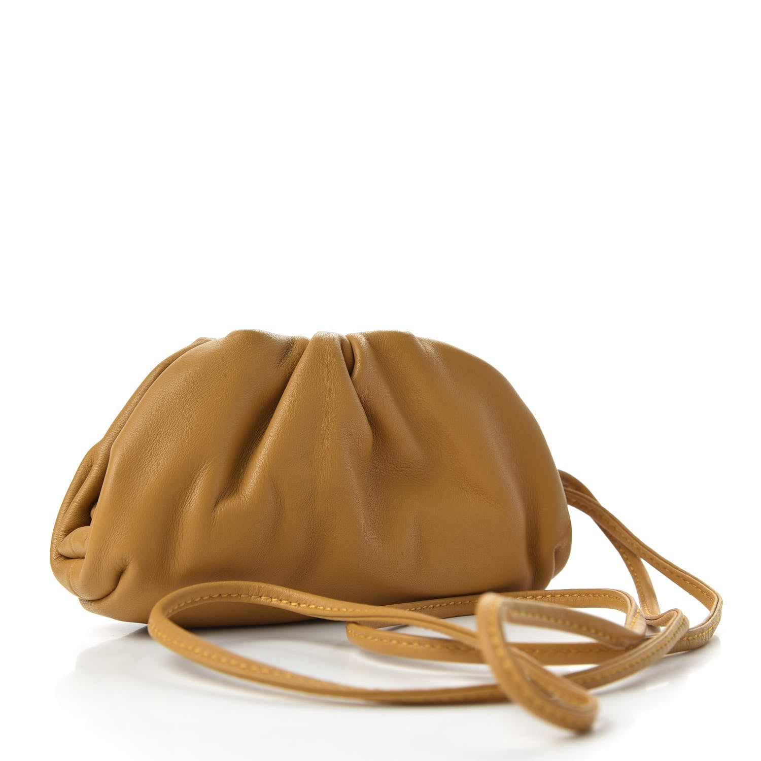 Bottega Veneta Butter Calfskin Coin Purse Caramel 4 of 10