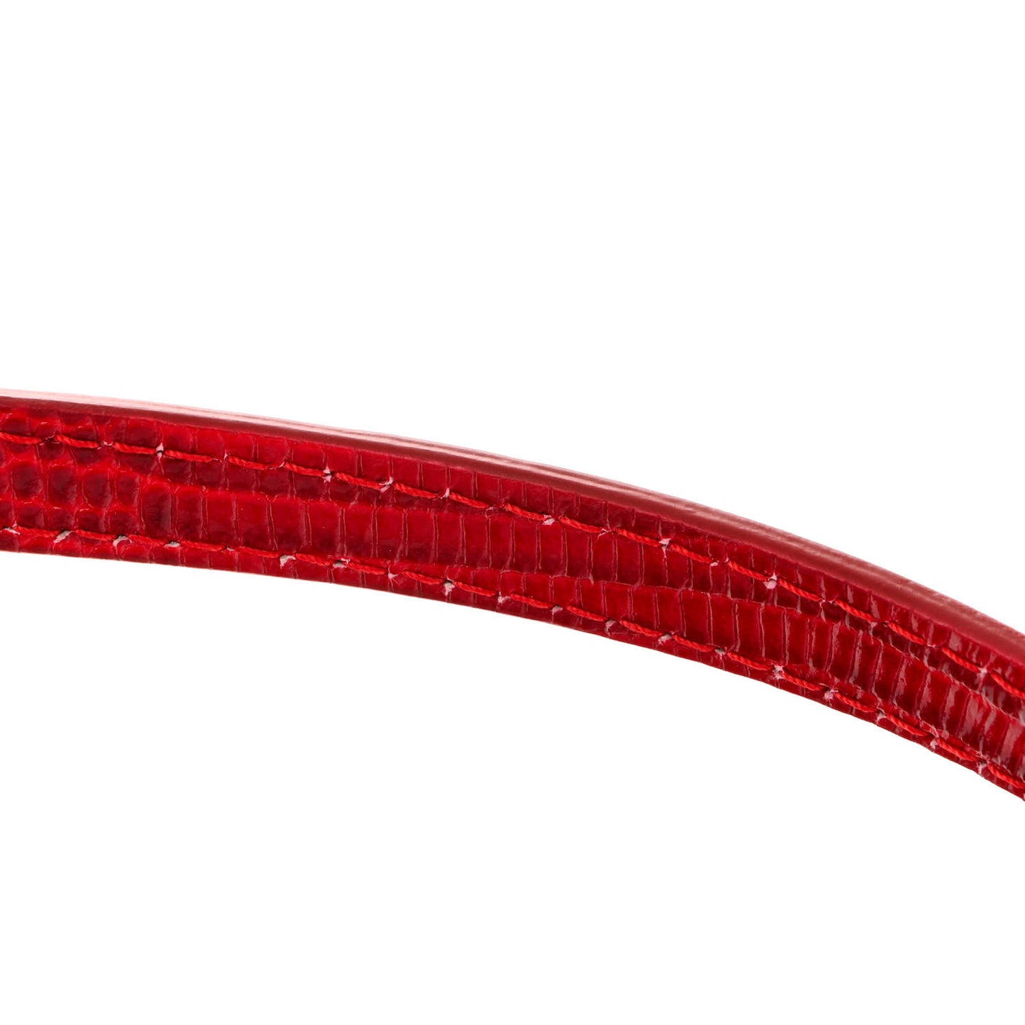 Lizard Effect Wallet On Chain Red