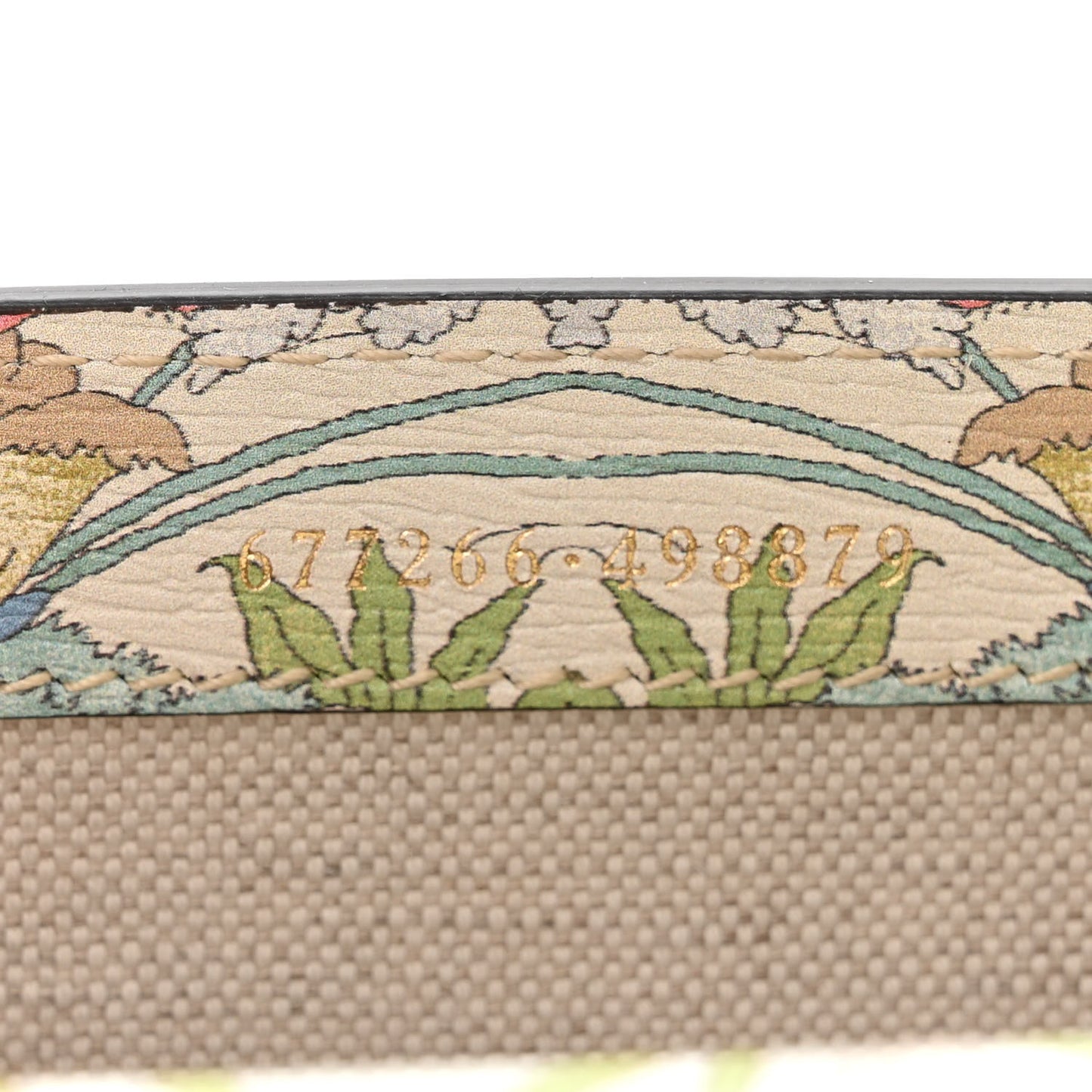 New Shangai Calfskin Tiger Savanah Web Mini Horsebit 1955 Shoulder Bag Chalky White Multicolor