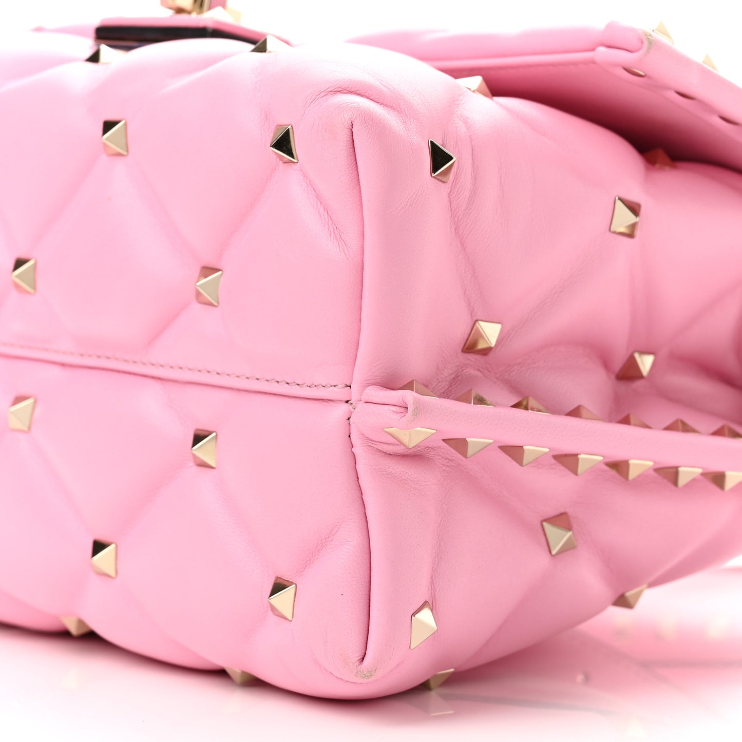 Nappa Medium Candystud Top Handle Bag Absolute