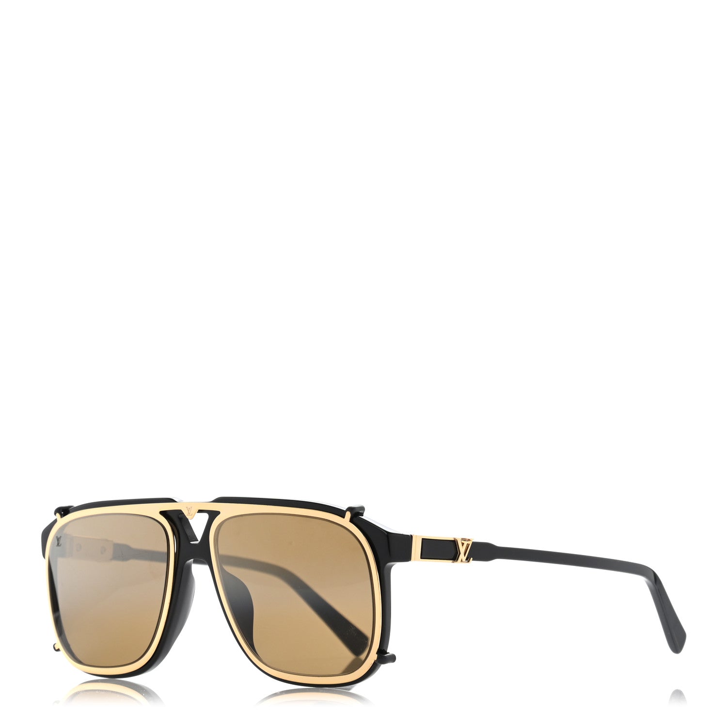 Louis Vuitton Acetate Satellite Sunglasses Z1085E Black 861976
