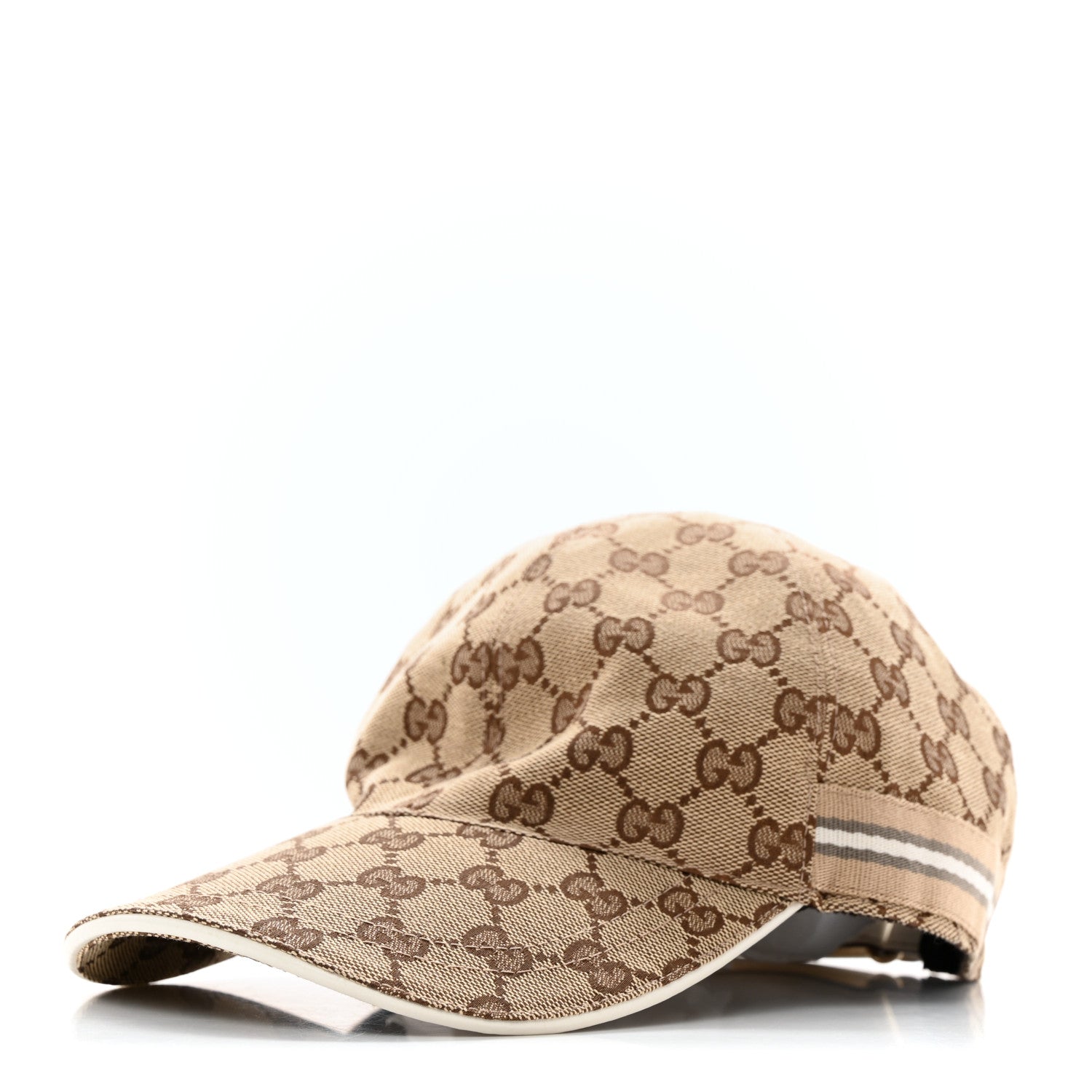Gucci Monogram Web Baseball Hat M Beige 1 of 8