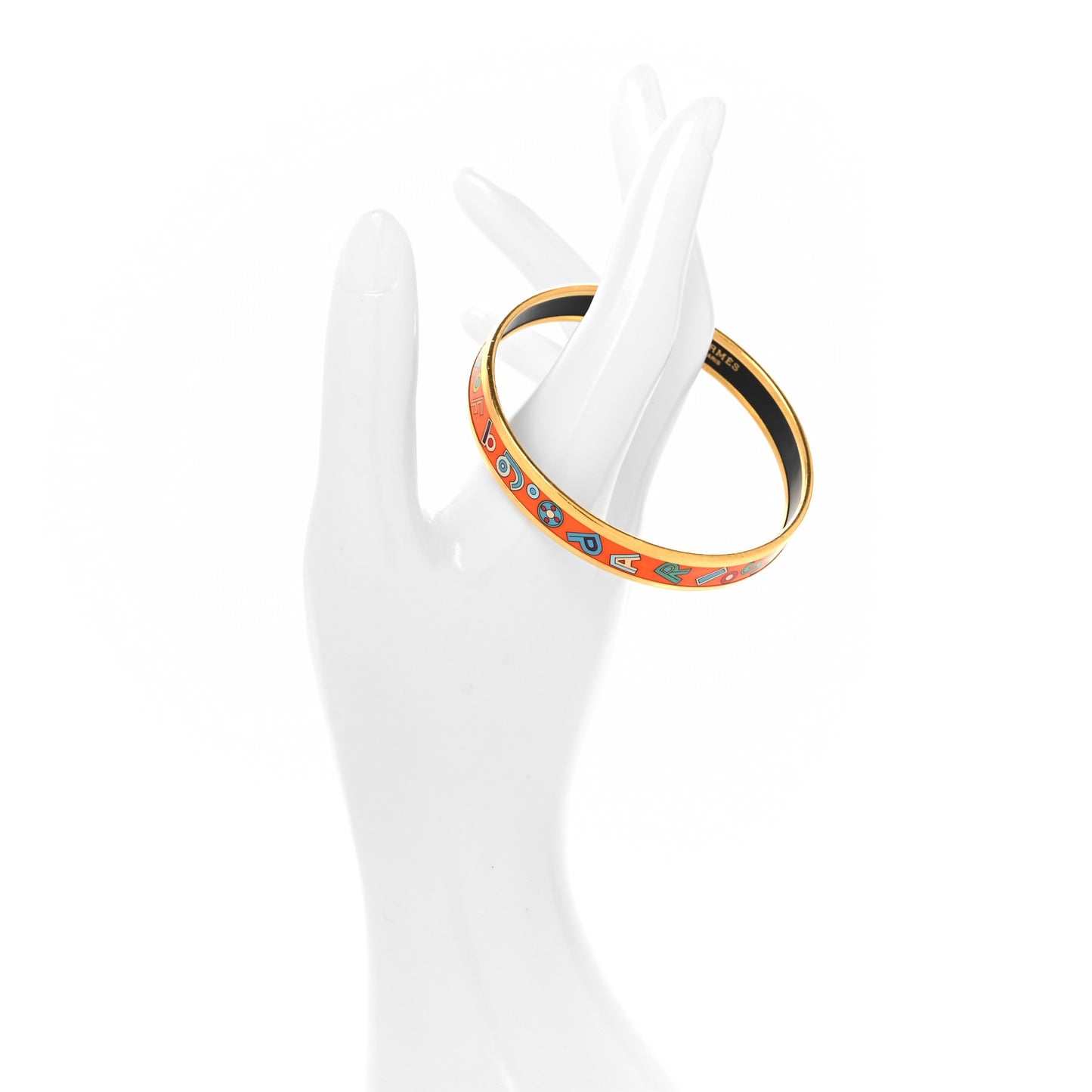 Enamel Narrow Printed Tohu Bohu Bracelet 65