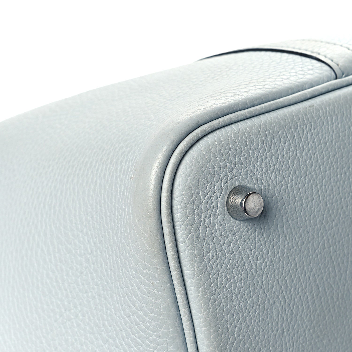 Hermes Taurillon Clemence Picotin Lock 22 MM Bleu Pale 11 of 13