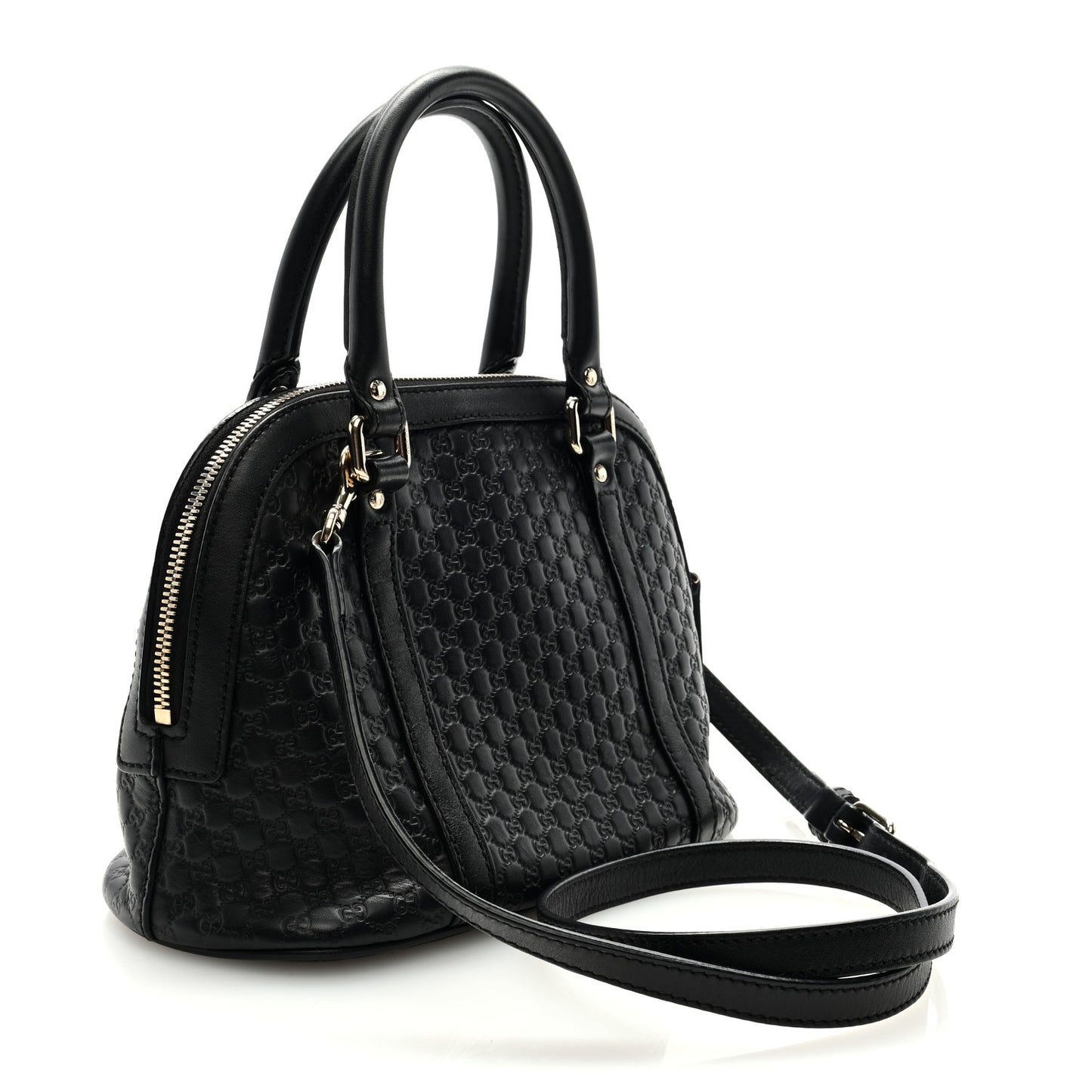 Microguccissima Mini Dome Bag Black