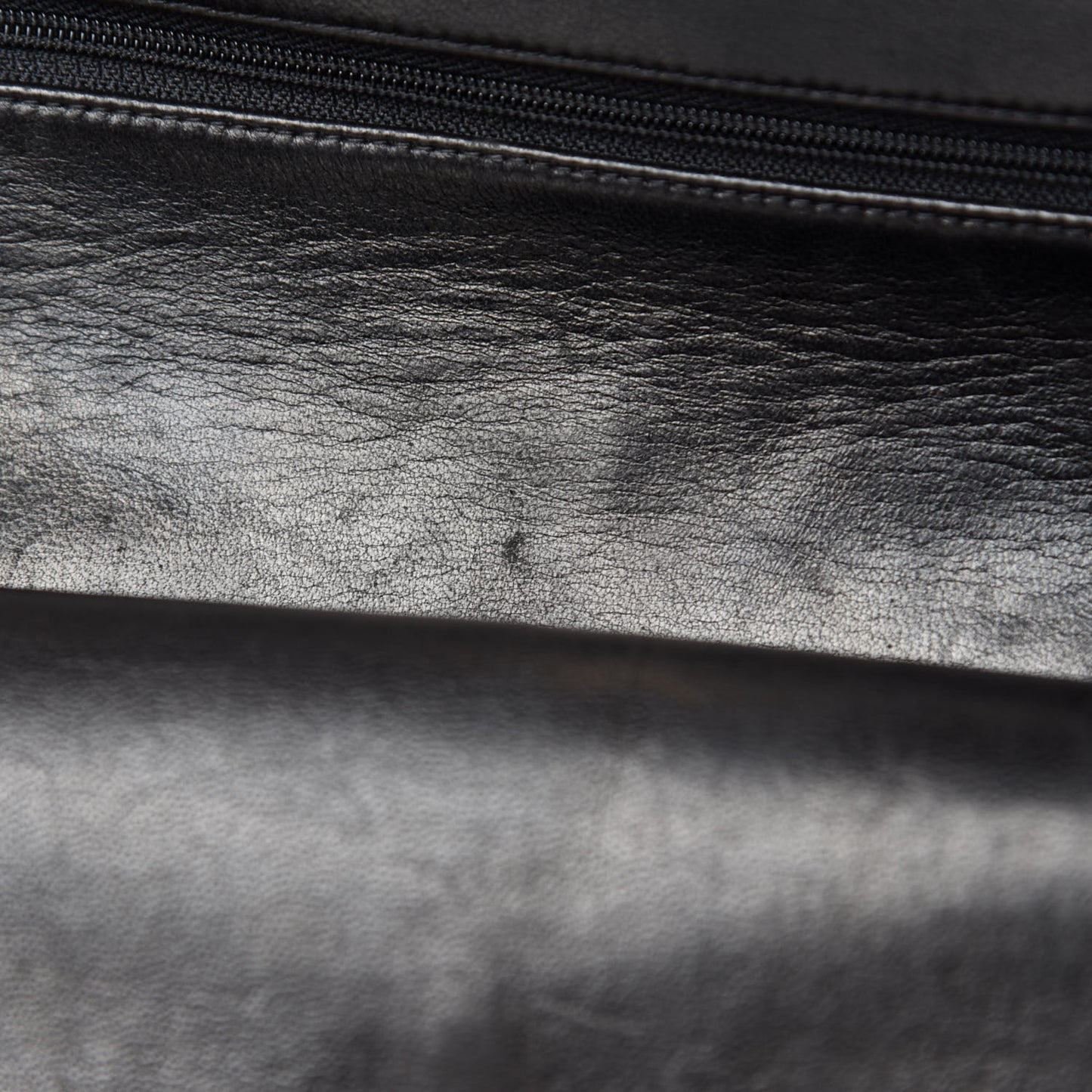 Lambskin Quilted Small Double Flap Black