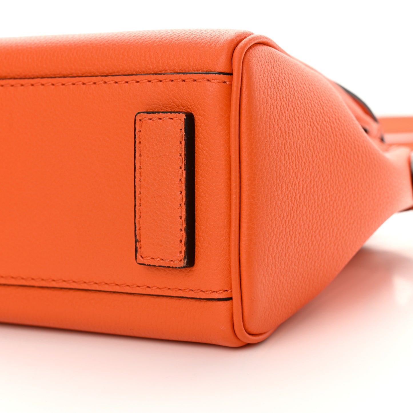 Grained Calfskin Small La Medusa Bag Orange