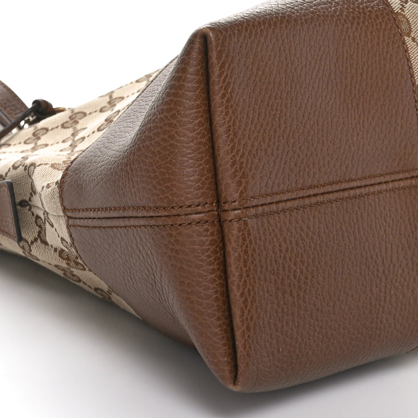 Monogram Medium Bree Shoulder Bag Beige Tabacco