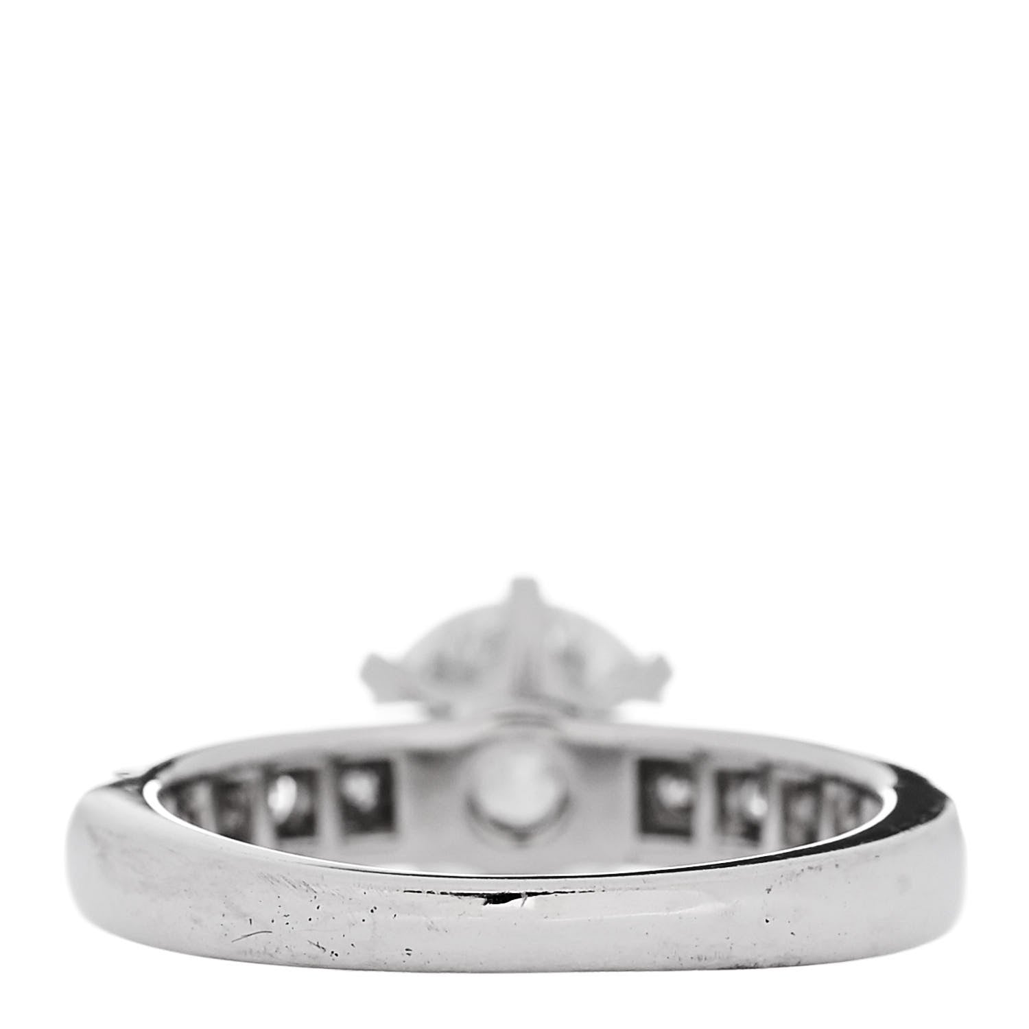 Tiffany Platinum Diamond 1.30ct Channel-Set Engagement Ring 46 3.75 4 of 7