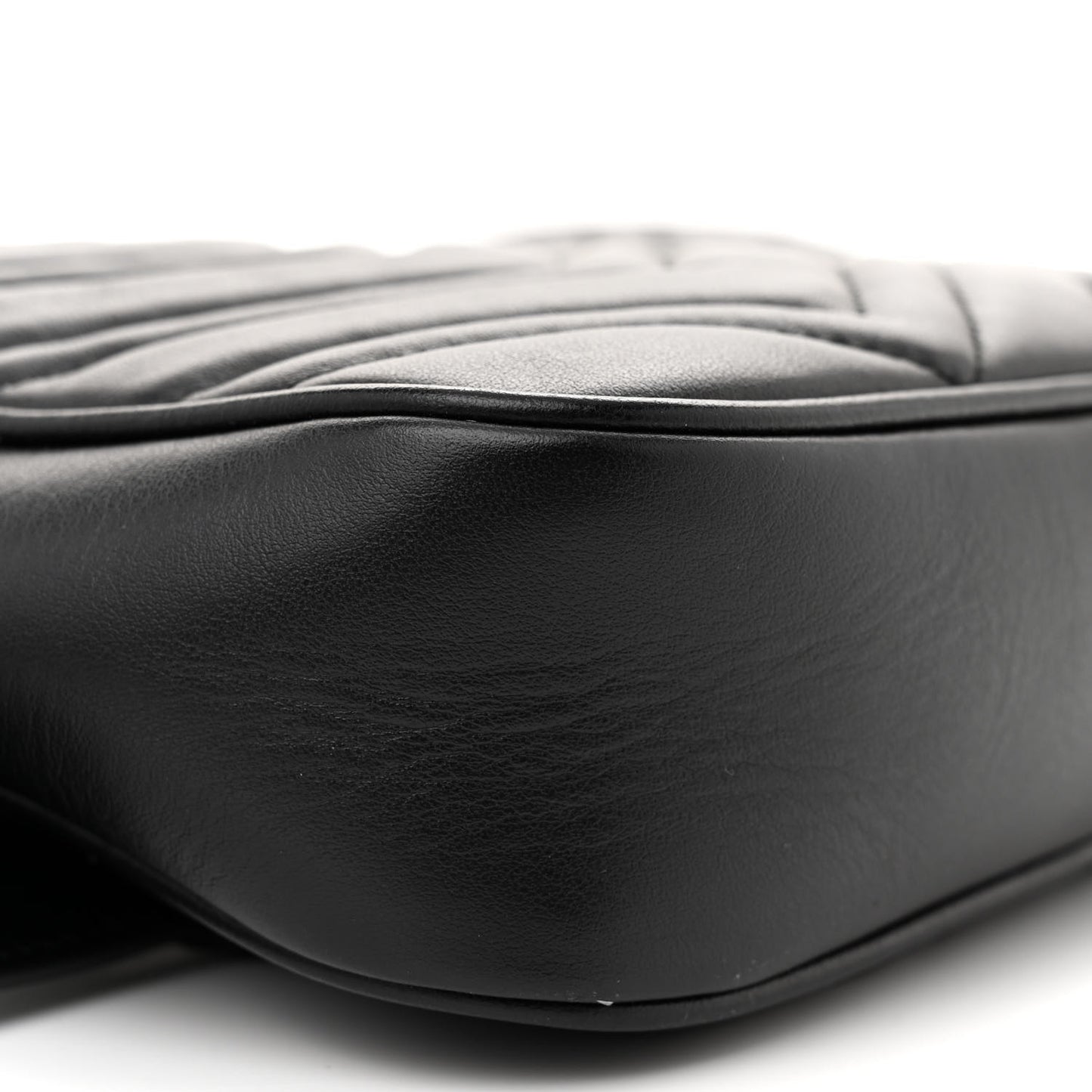 Calfskin Matelasse Mens GG Marmont Belt Bag 80 32 Black