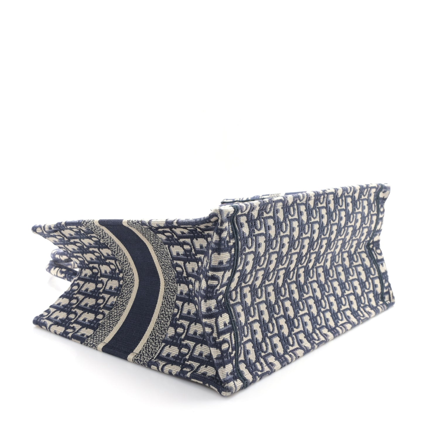 Oblique Medium Book Tote Blue Multicolor