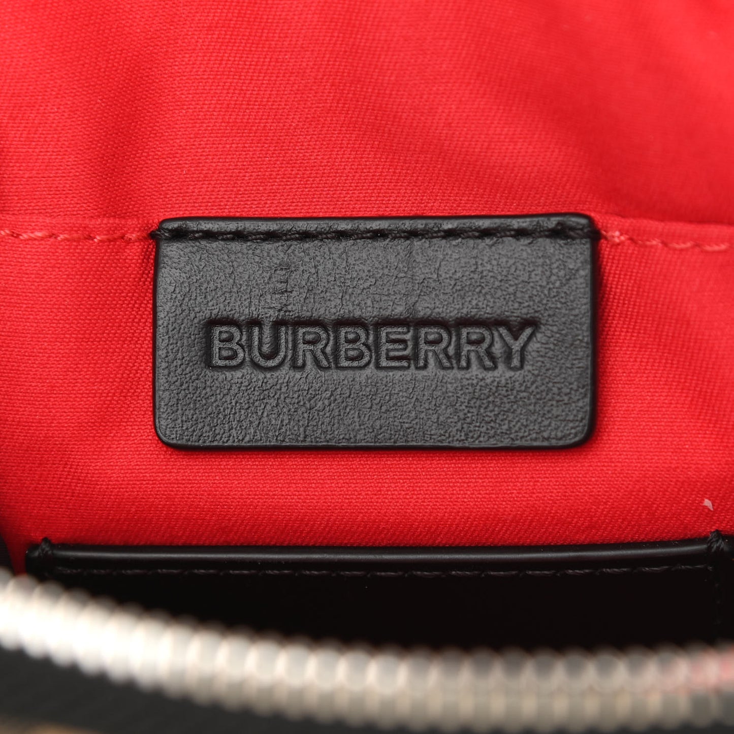 Nylon Vintage Check Phone Bag Archive Beige