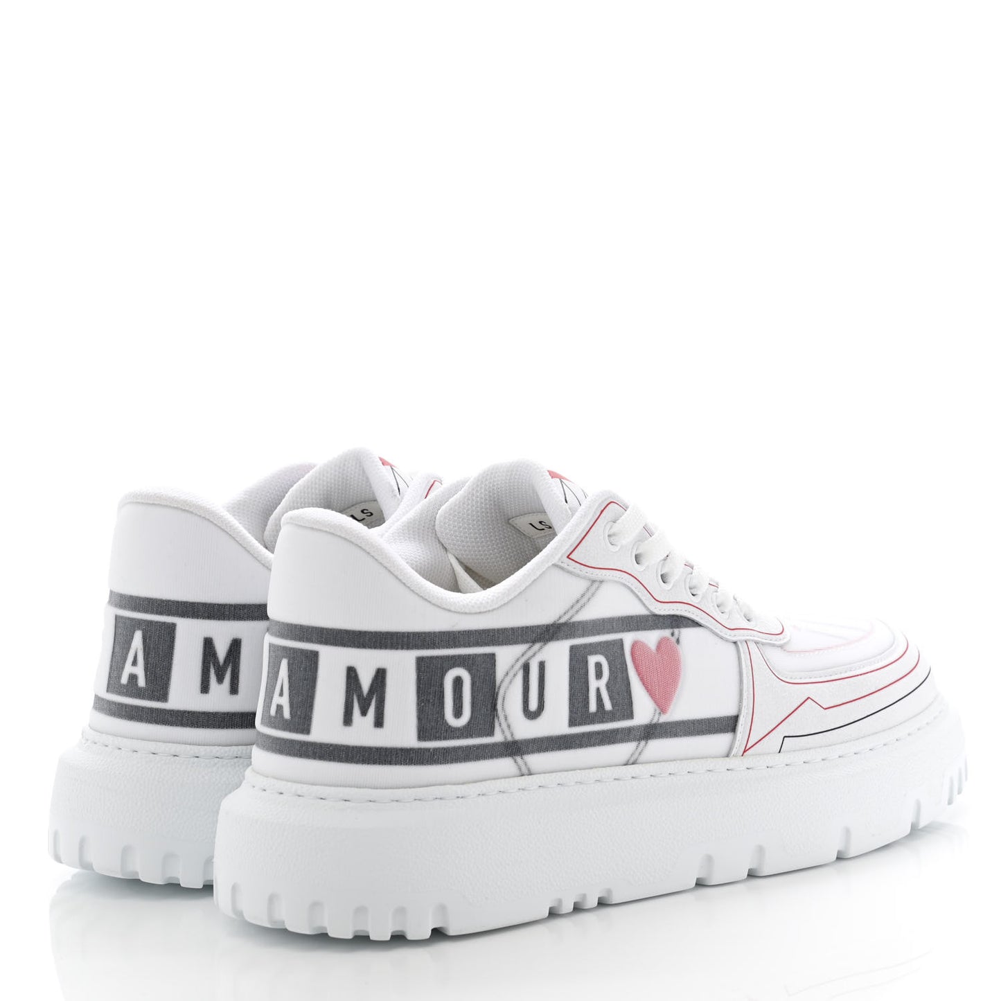 Nylon Mesh Dior Addict D Chess Dioramour Low Top Sneakers 40 White Multicolor