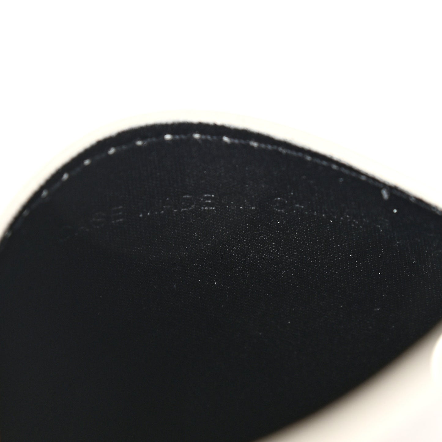 Calfskin St Tropez Sunglasses Pouch White