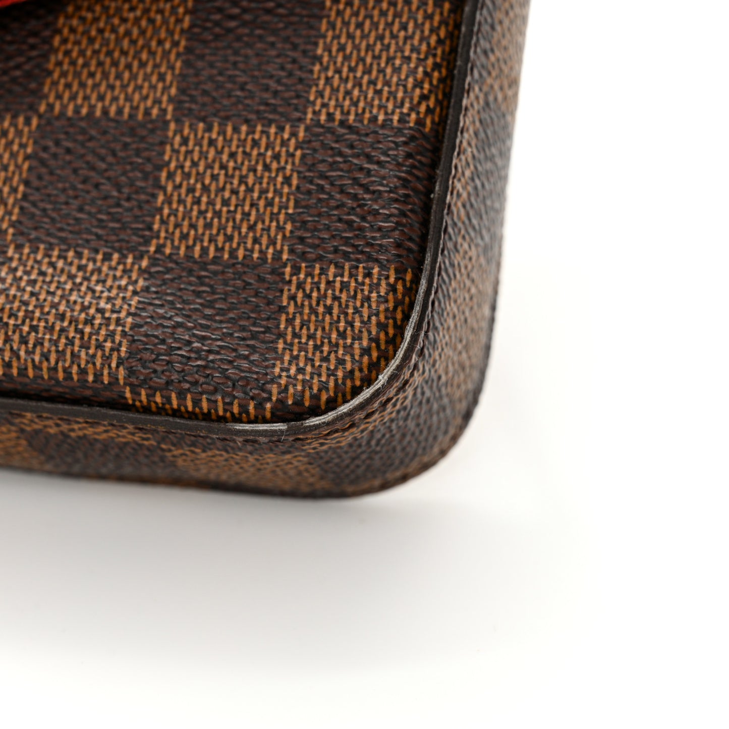 Damier Ebene Pochette Felicie Chain Wallet