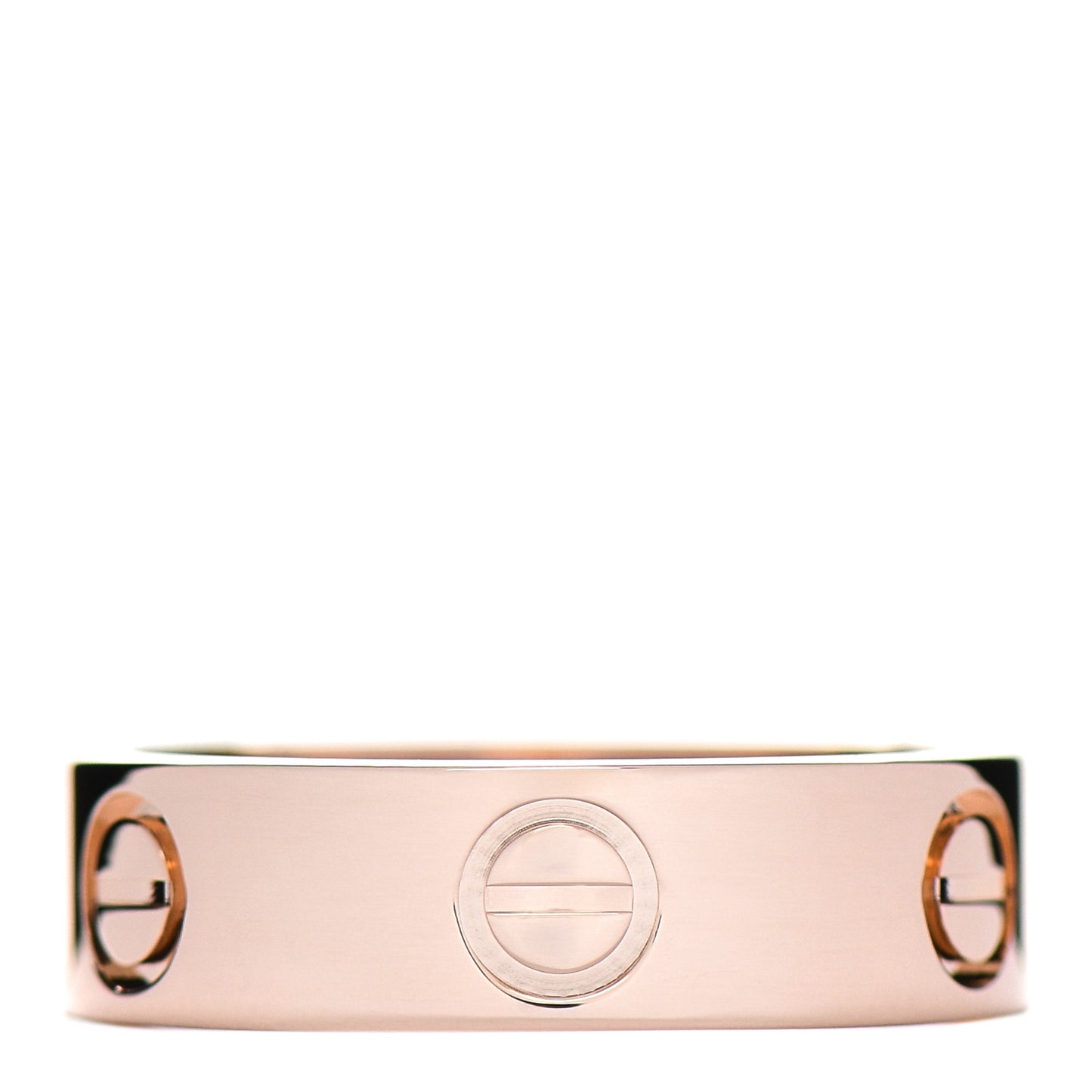 18K Pink Gold 5.5mm LOVE Ring 54 6.75