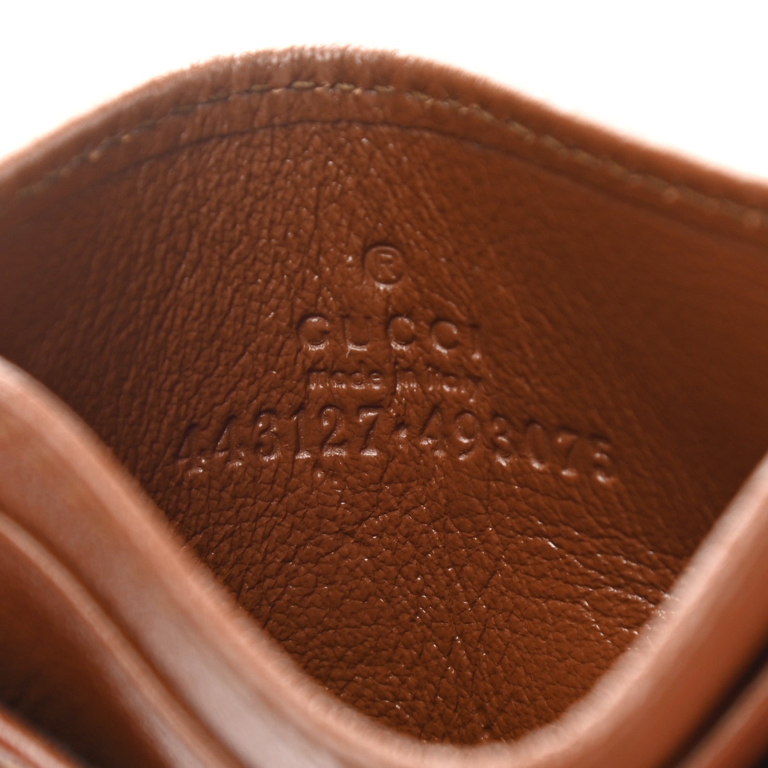 Gucci Azalea Calfskin Matelasse Diagonal GG Marmont Card Holder Cuir 6 of 7