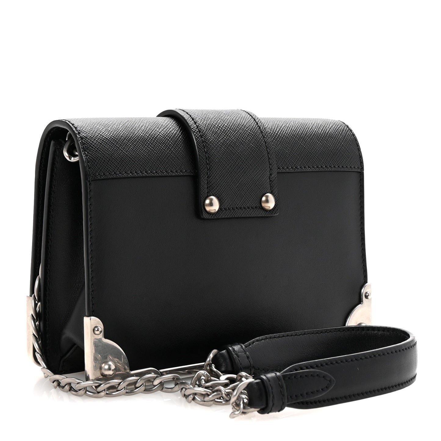 City Calf Saffiano Cahier Astrology Bag Black