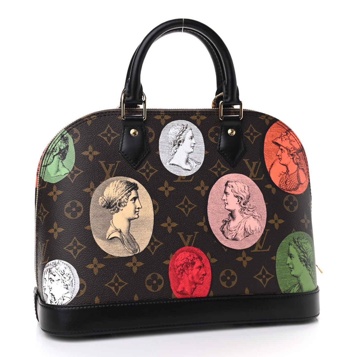 X FORNASETTI Monogram Cameo Alma PM