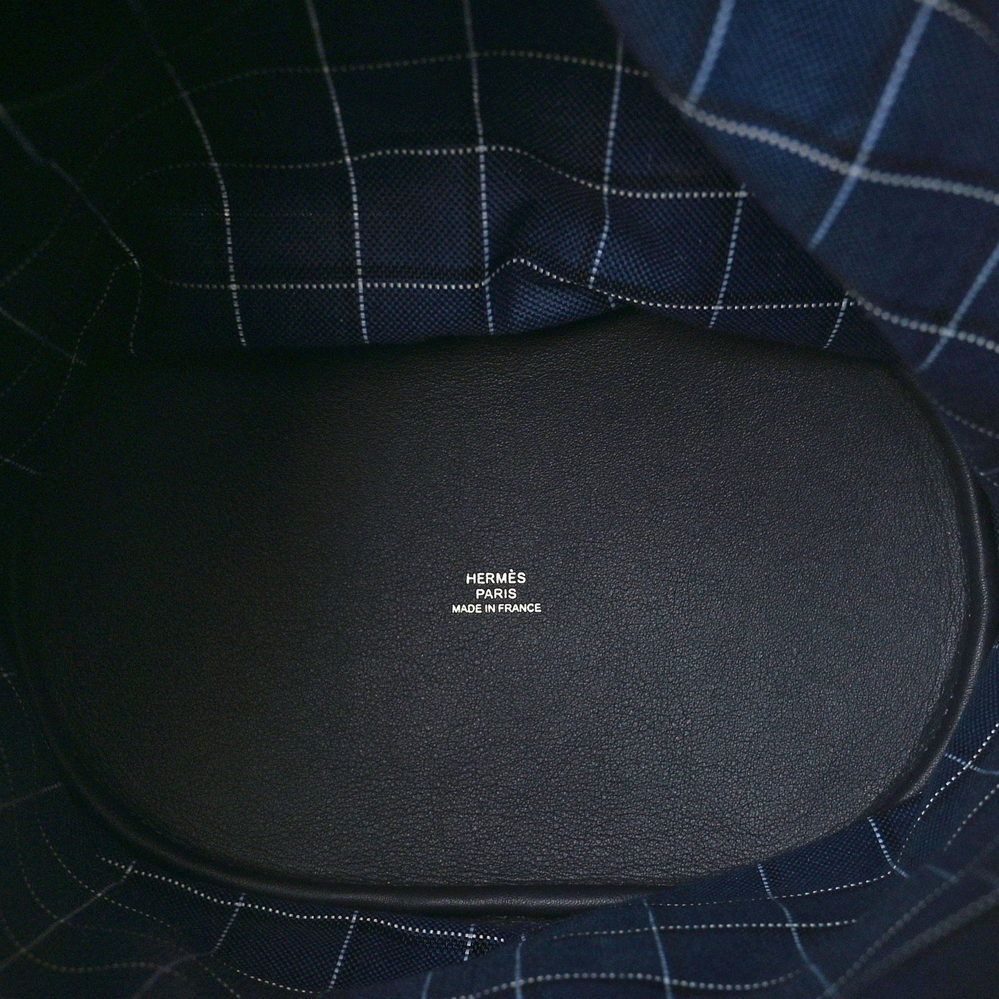 Tattersall Canvas Swift Trek-H Pouch Bleu Nuit White Black Caban