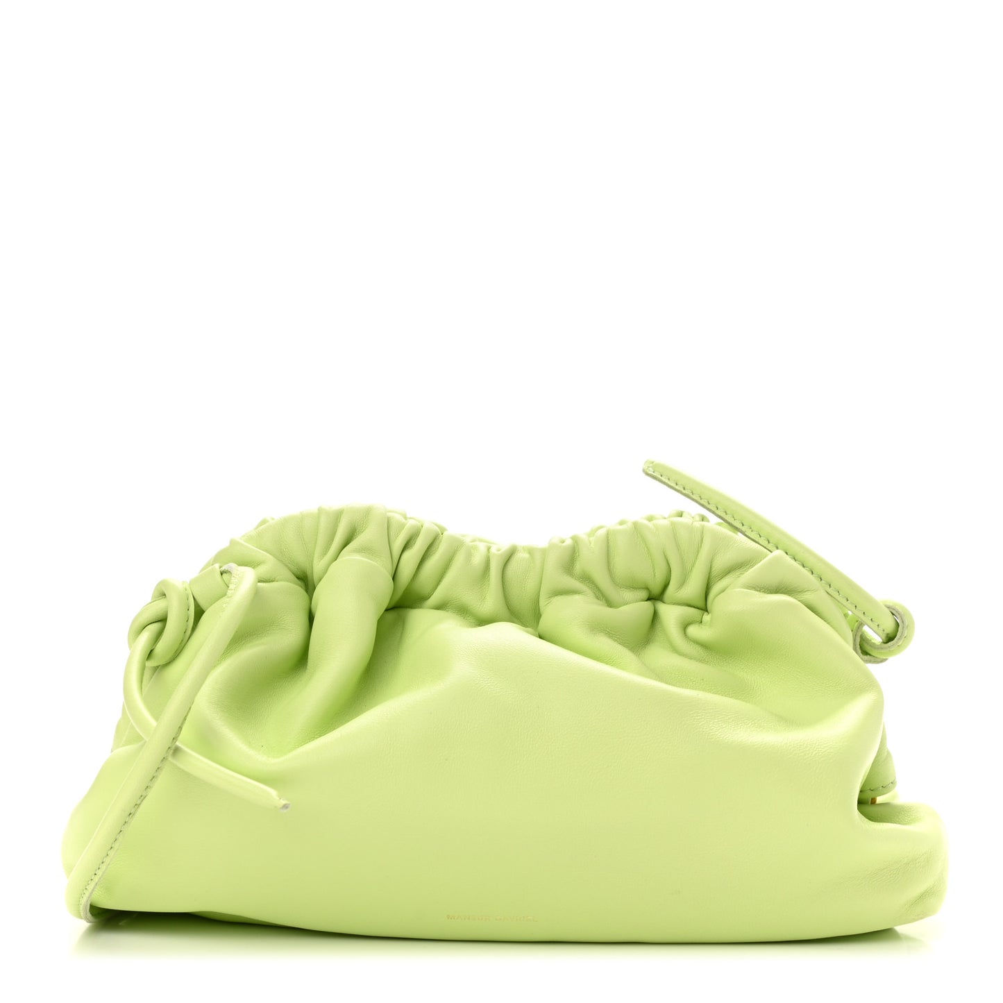 Lambskin Mini Cloud Clutch Mint