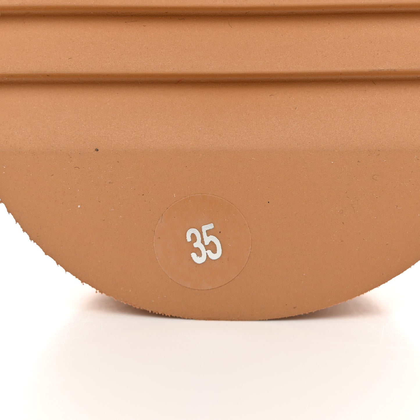 Monogram Jumbo GG Nappa Samoa Platform 40mm Slide Sandals 35 Camel Ebony New Acero