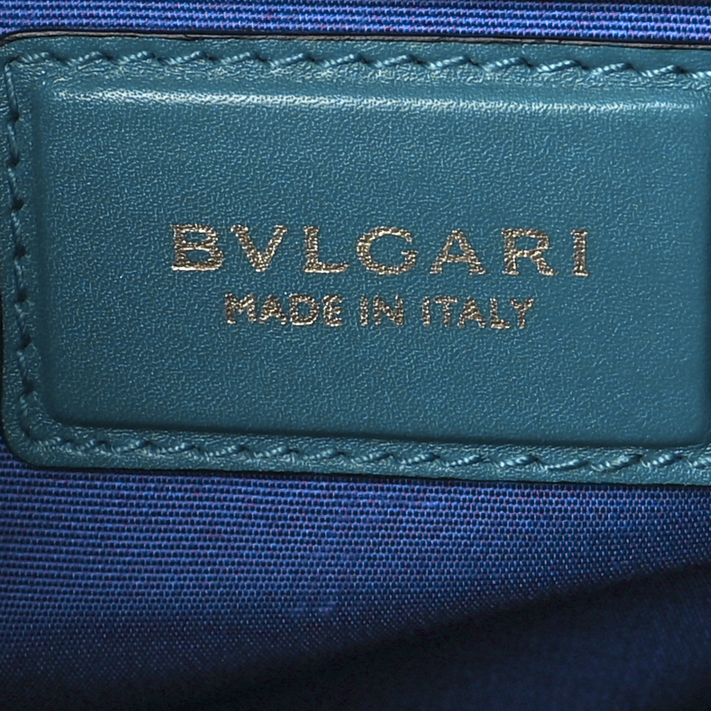 Calfskin Serpenti Forever Top Handle Blue