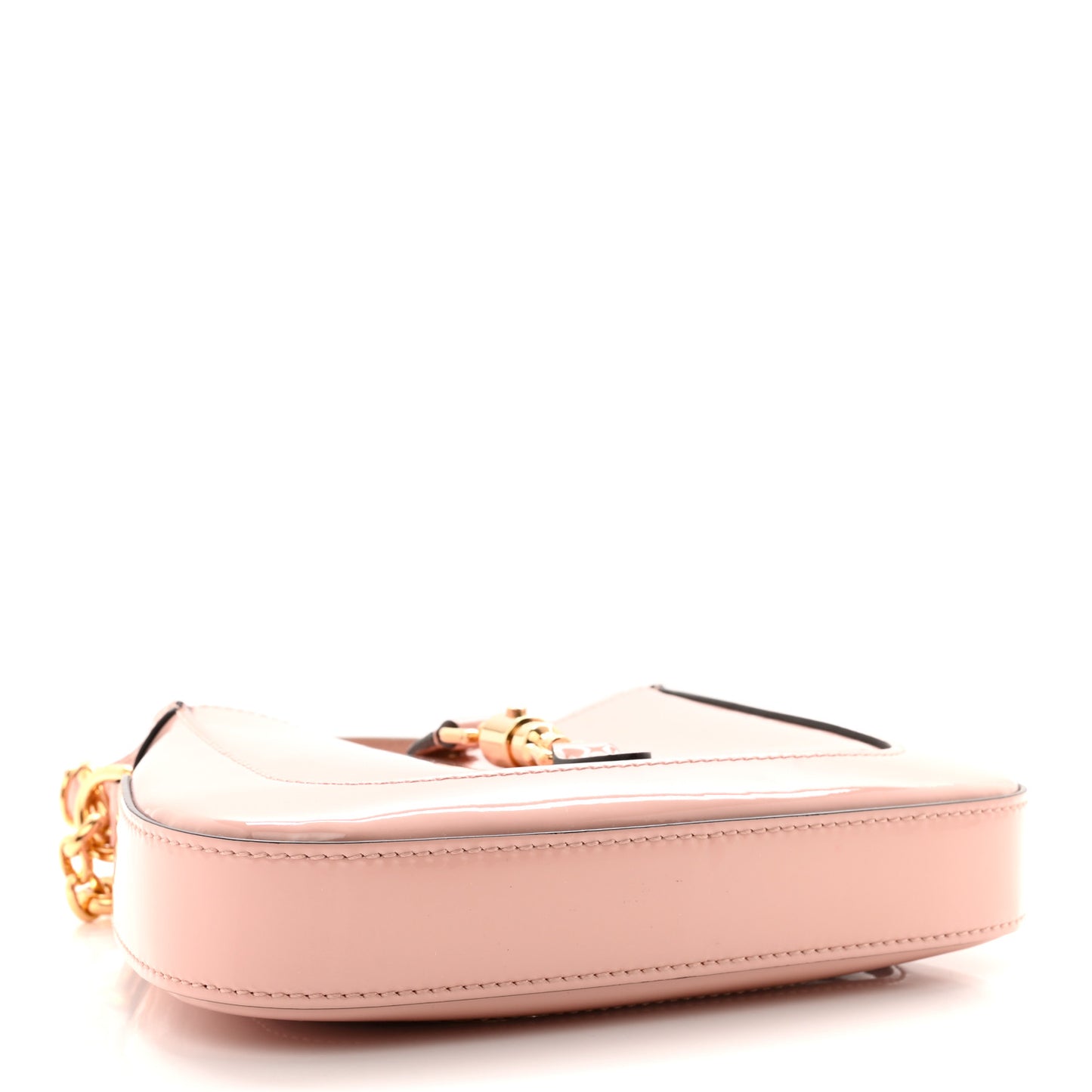 Patent Mini Jackie 1961 Crystal Hobo Pink