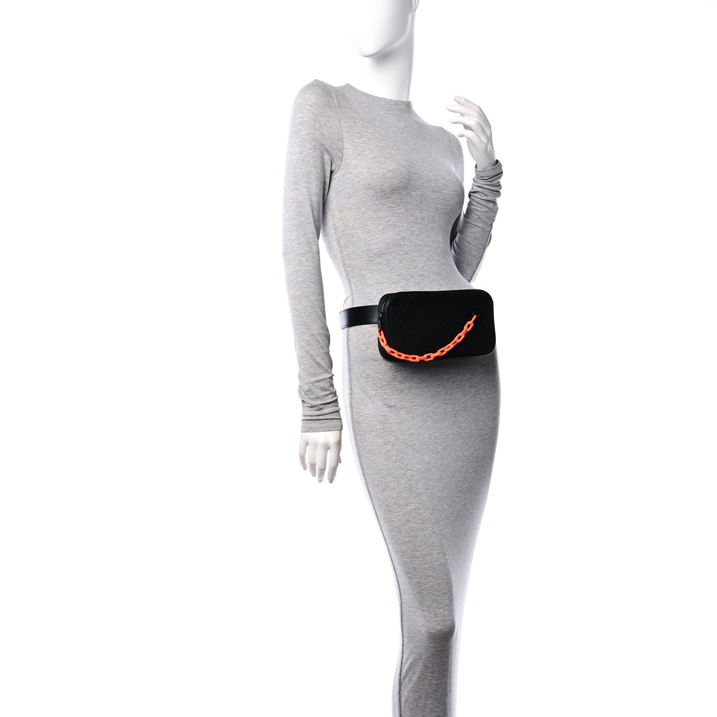 Taurillon Monogram Uniformes Solar Ray Soft Pochette Volga Belt Bag Black