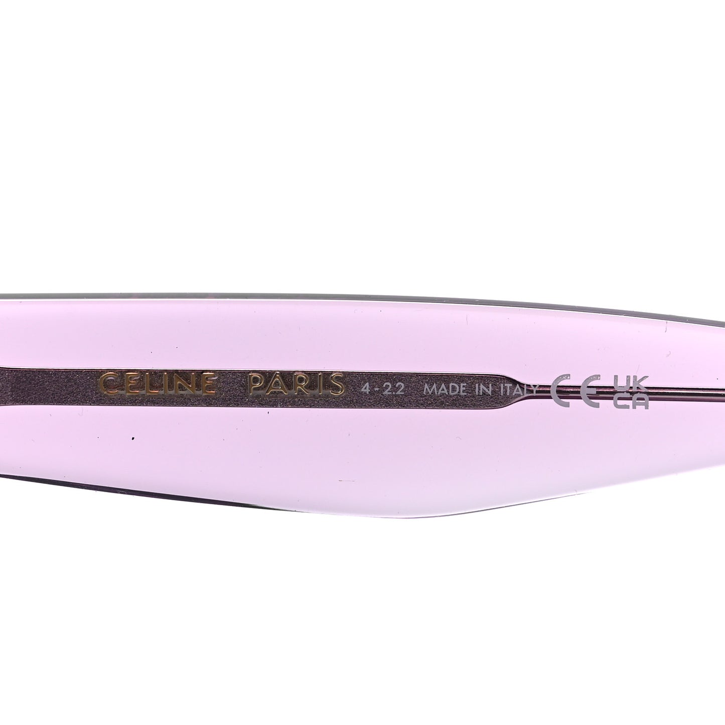 Acetate Cat Eye Sunglasses CL4004IN Transparent Lilac