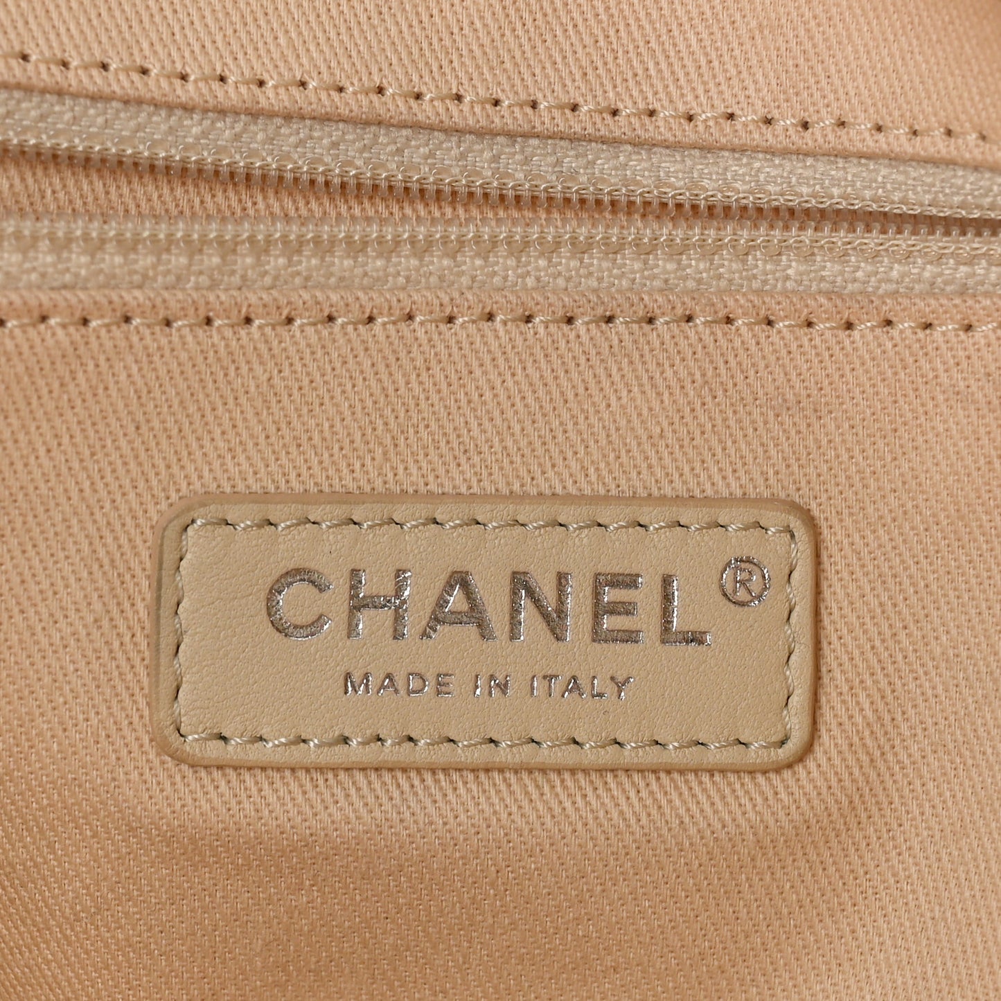 Canvas Maxi Bowling Bag White Beige