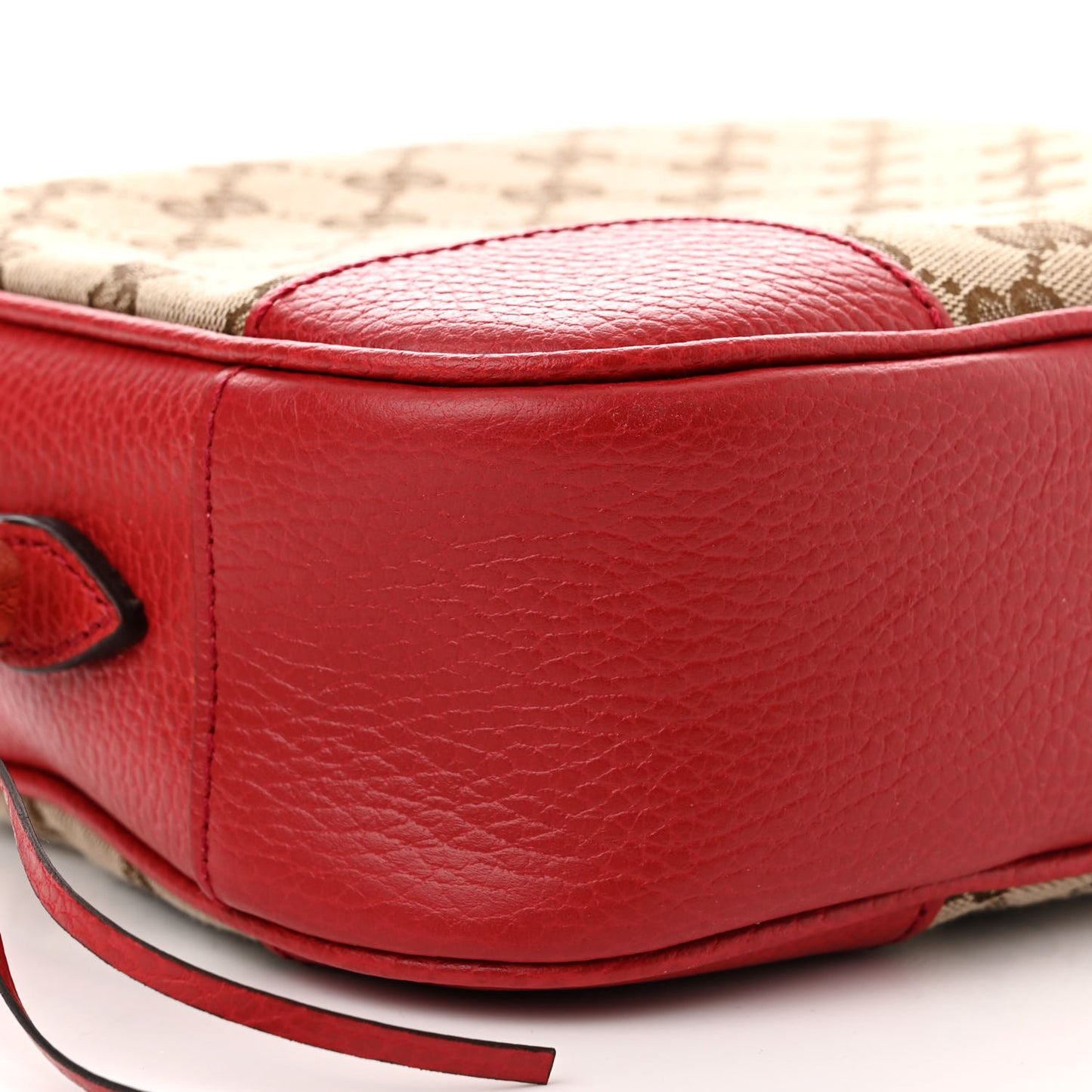 Monogram Mini Bree Messenger Bag Red