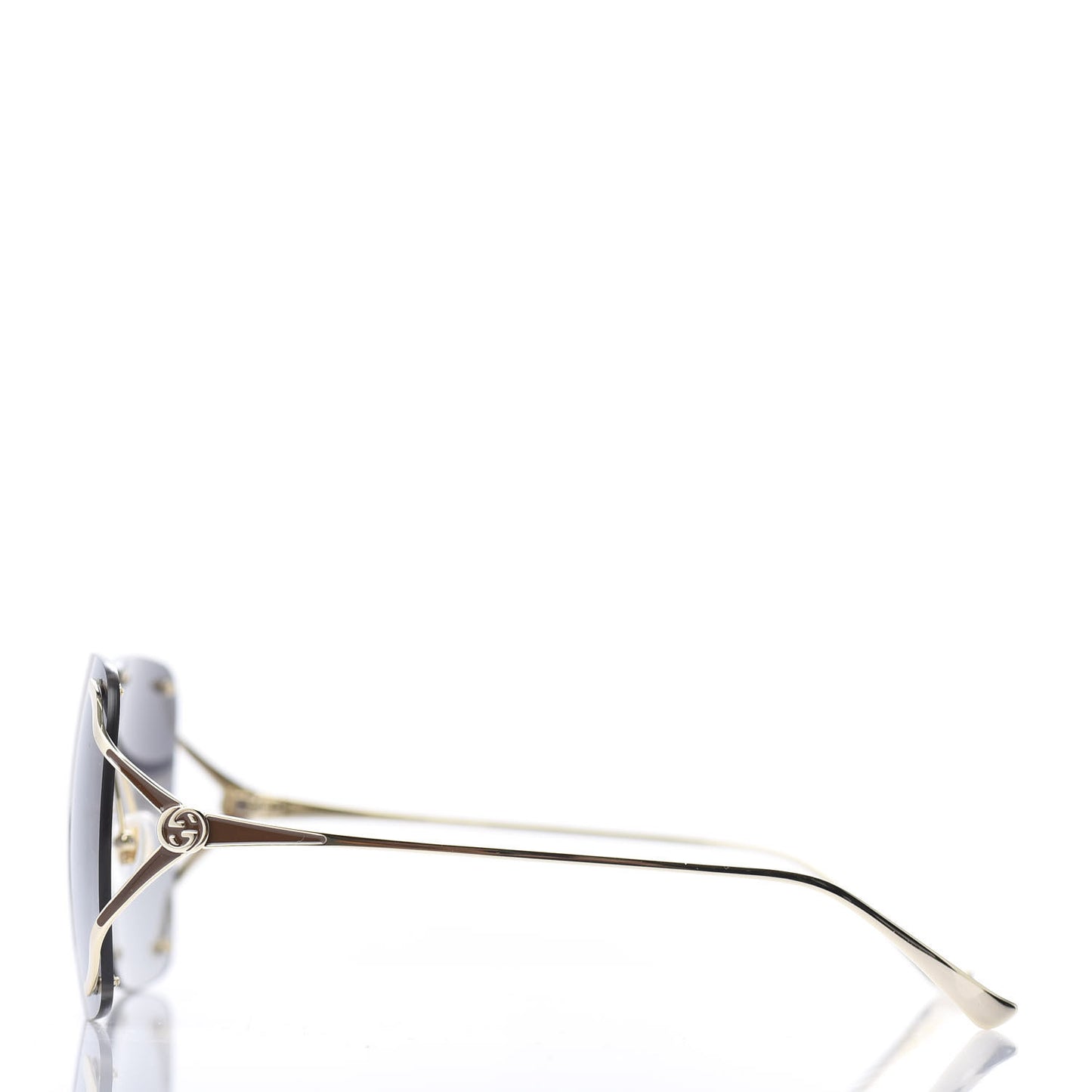 Oversized Sunglasses GG0646S Gold Black