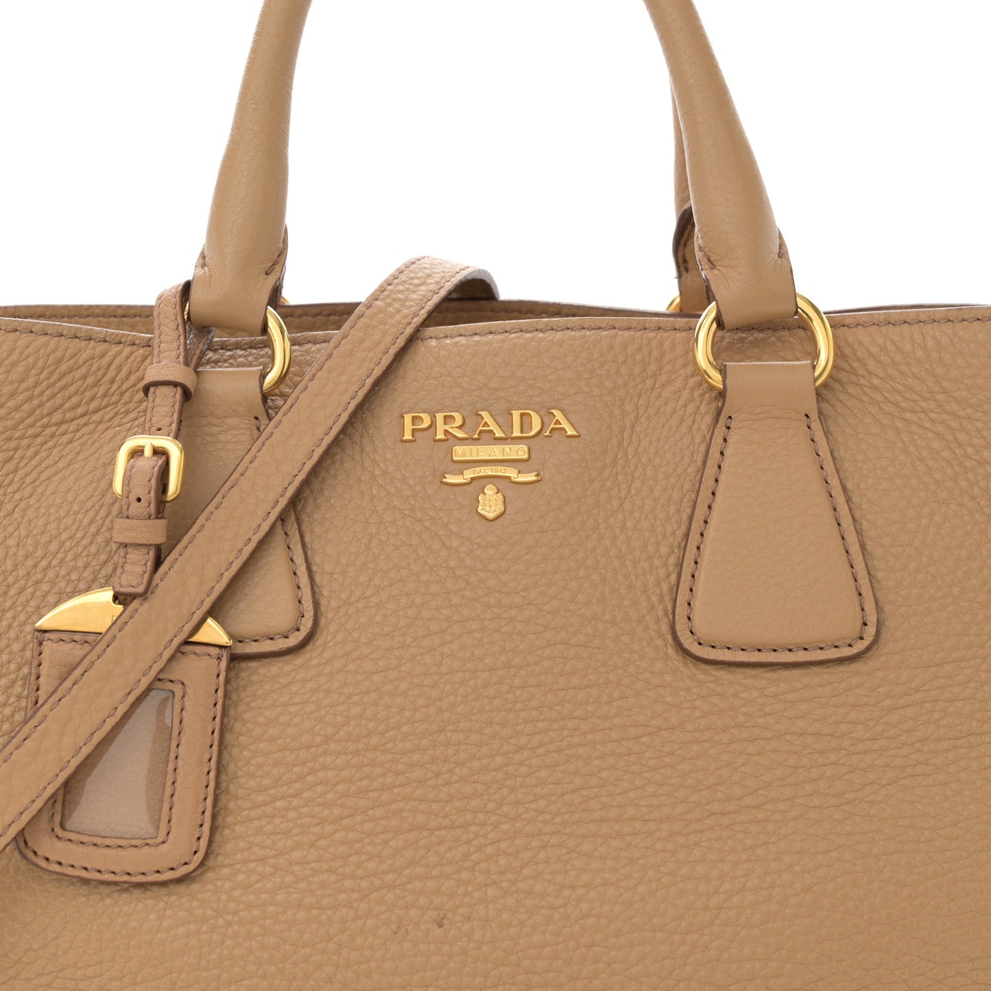 Vitello Daino Shopping Tote Noisette