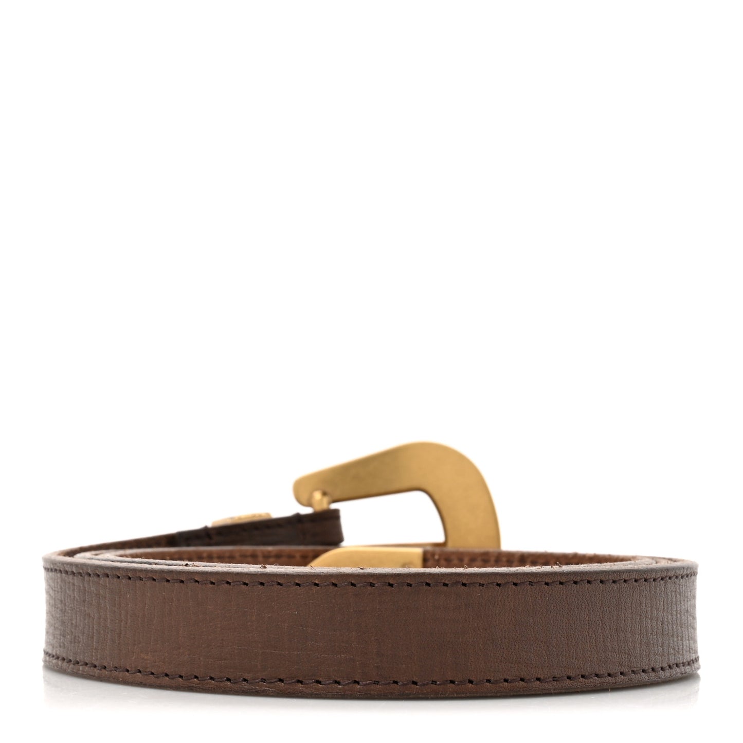 Calfskin Vlogo Signature 20mm Belt 90 36 Chocolate