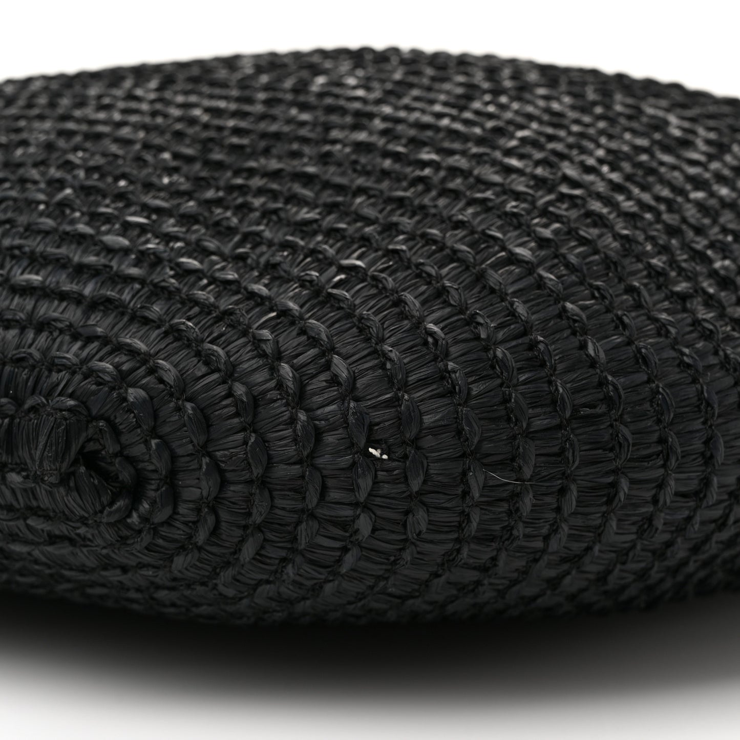 Raffia Small Mari Tote Black