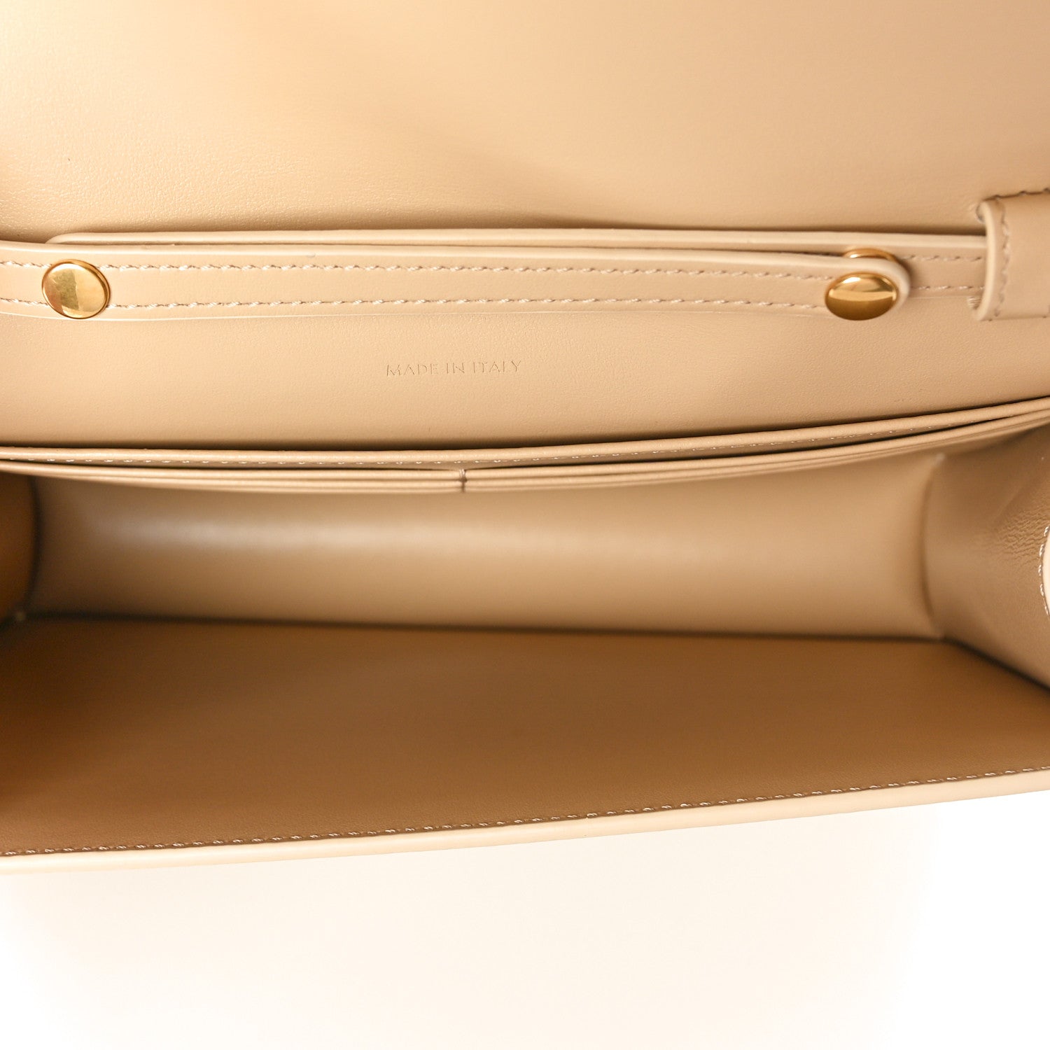 Celine Shiny Calfskin Triomphe Margo Wallet on Chain Nude 5 of 10
