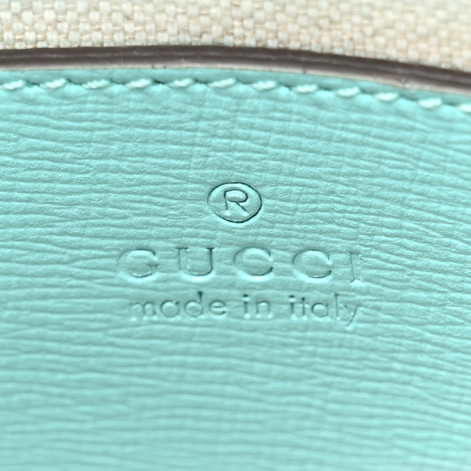Gucci GG Supreme Monogram Textured Dollar Calfskin Web Gucci Tiger Mini Retro Interlocking G Tote Bag Beige Blue Orange New Shamarock 6 of 11