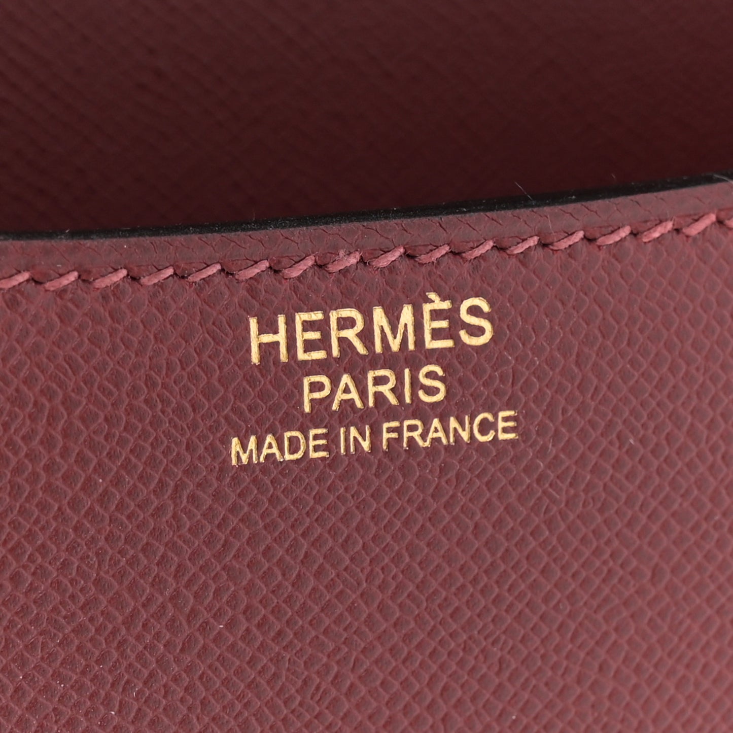 Madame Calfskin Constance 24 Rouge H